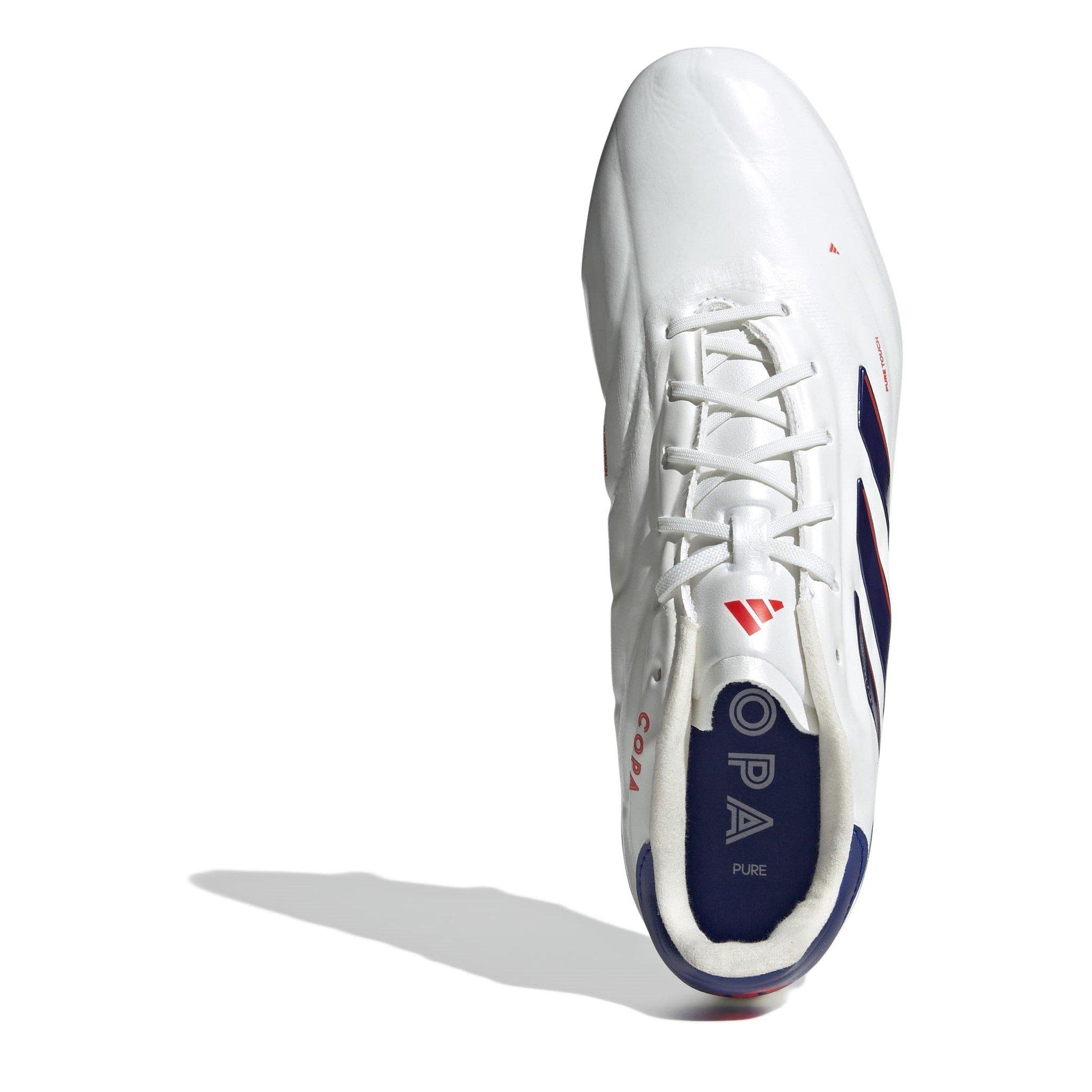 Bianco/Azzurro - adidas - Copa Pure Elite Firm Ground Football Boots - 5
