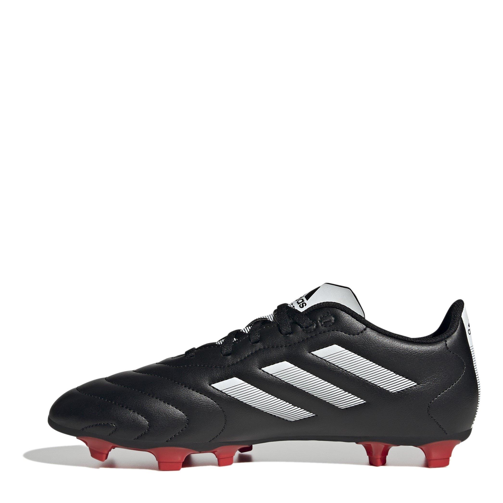 CBlk/FWht/Red - adidas - Goletto VllI Firm Ground Football Boots - 2