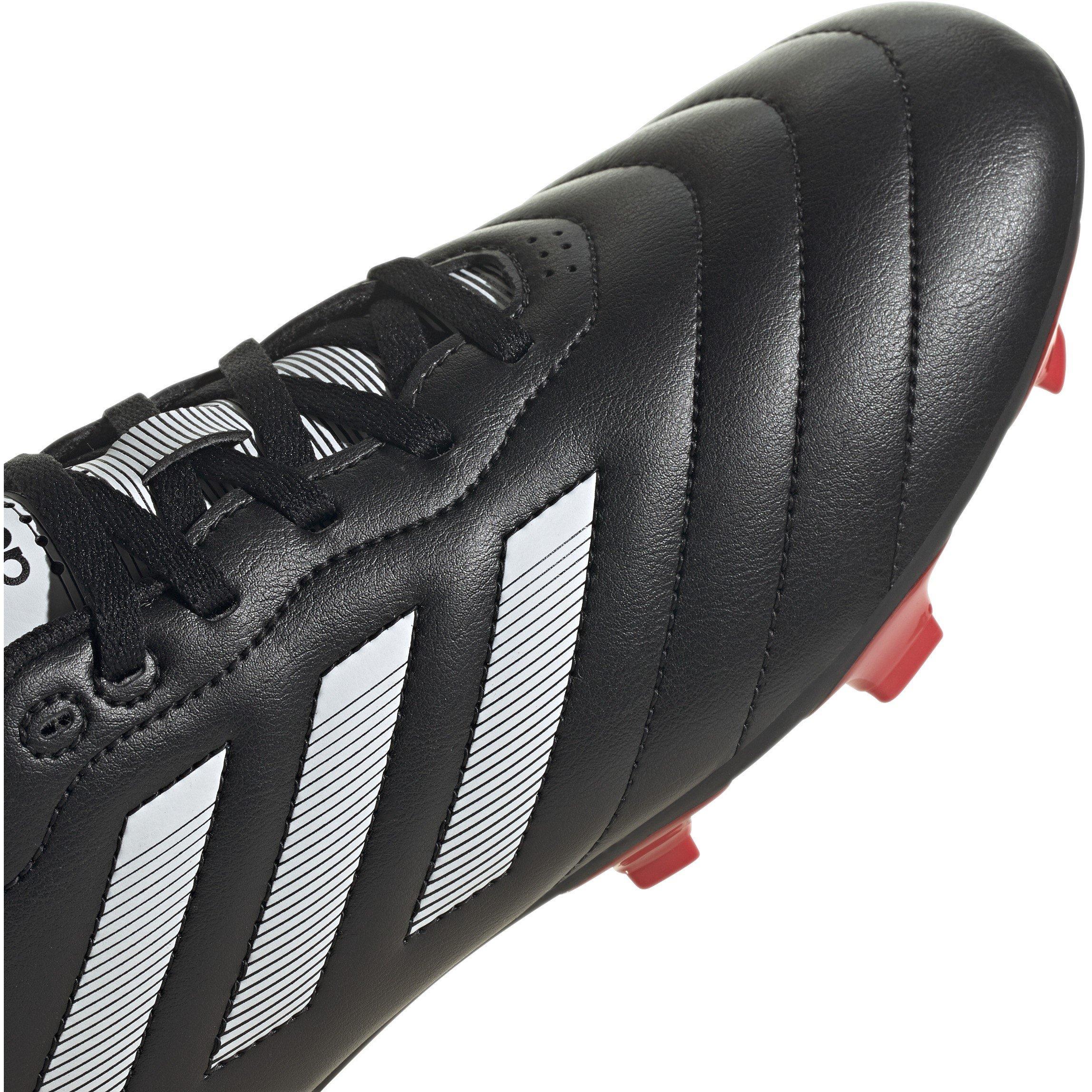 CBlk/FWht/Red - adidas - Goletto VllI Firm Ground Football Boots - 7