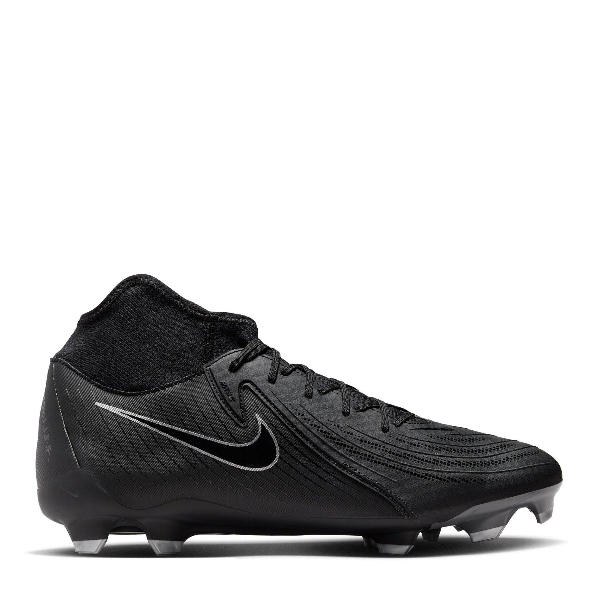 Nike Men's Phantom Luna Ii Academy Firm Ground Football Boots - Black/Black - 9 (44)