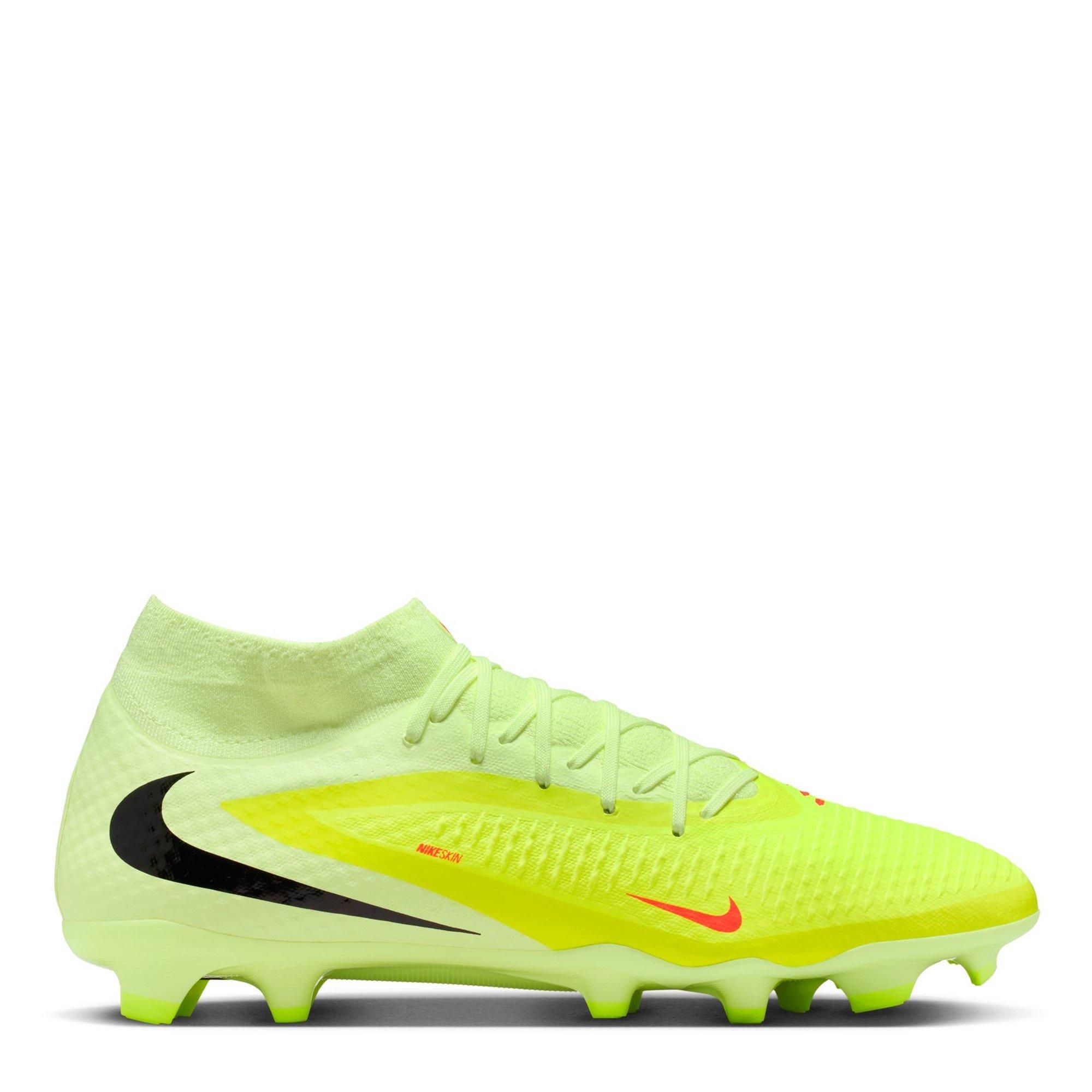 Nike Men's Phantom Luna Ii Academy Firm Ground Football Boots - Crimson/Volt - 8.5 (43)