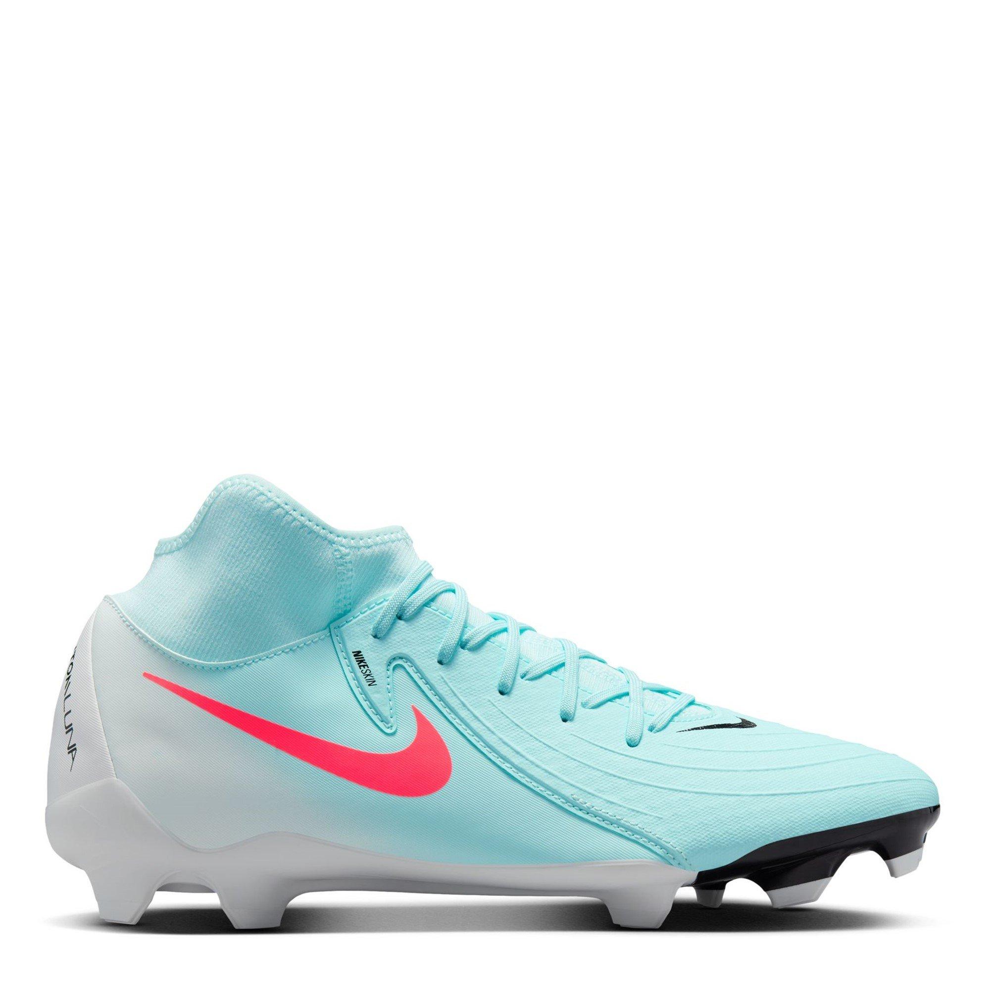 Nike Men's Phantom Luna Ii Academy Firm Ground Football Boots - Mint/Red - 8.5 (43)