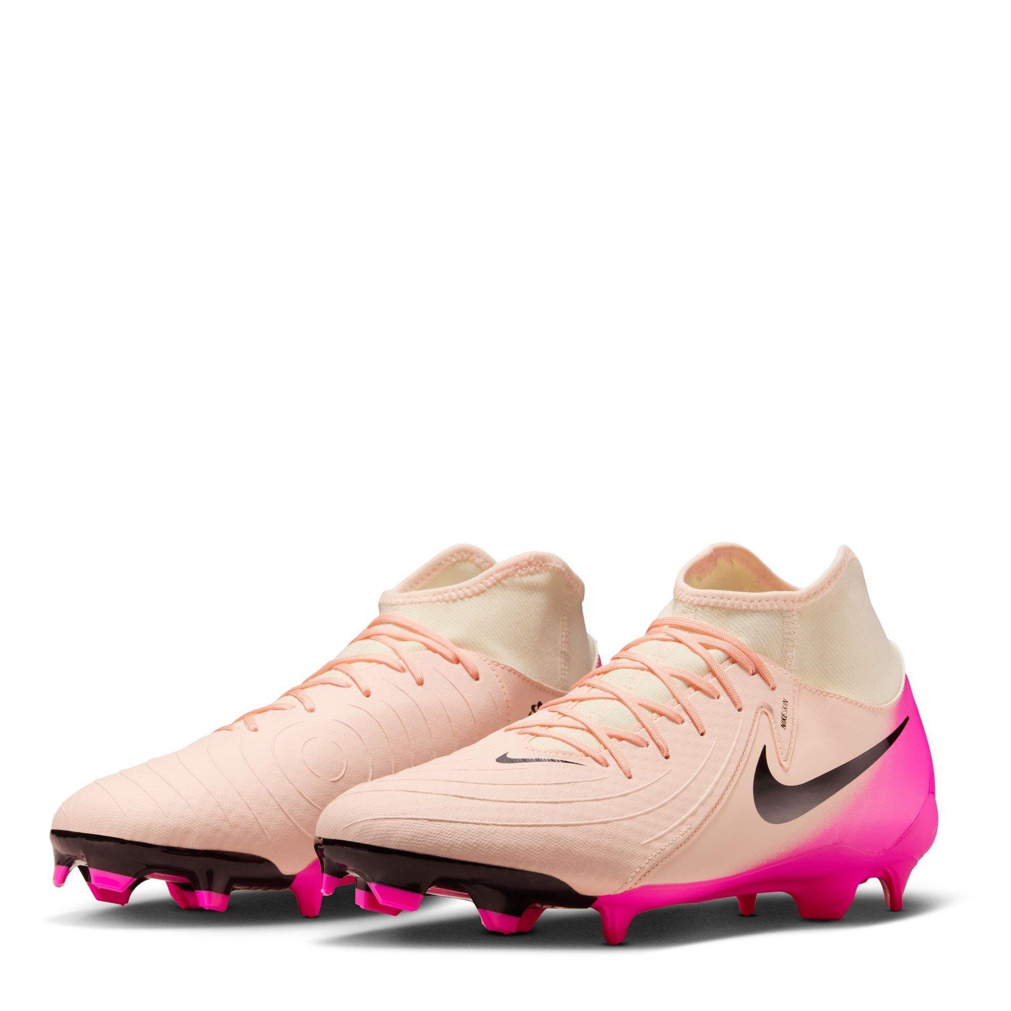 Oranje/Roze - Nike - Phantom Luna II Academy Firm Ground Football Boots - 4