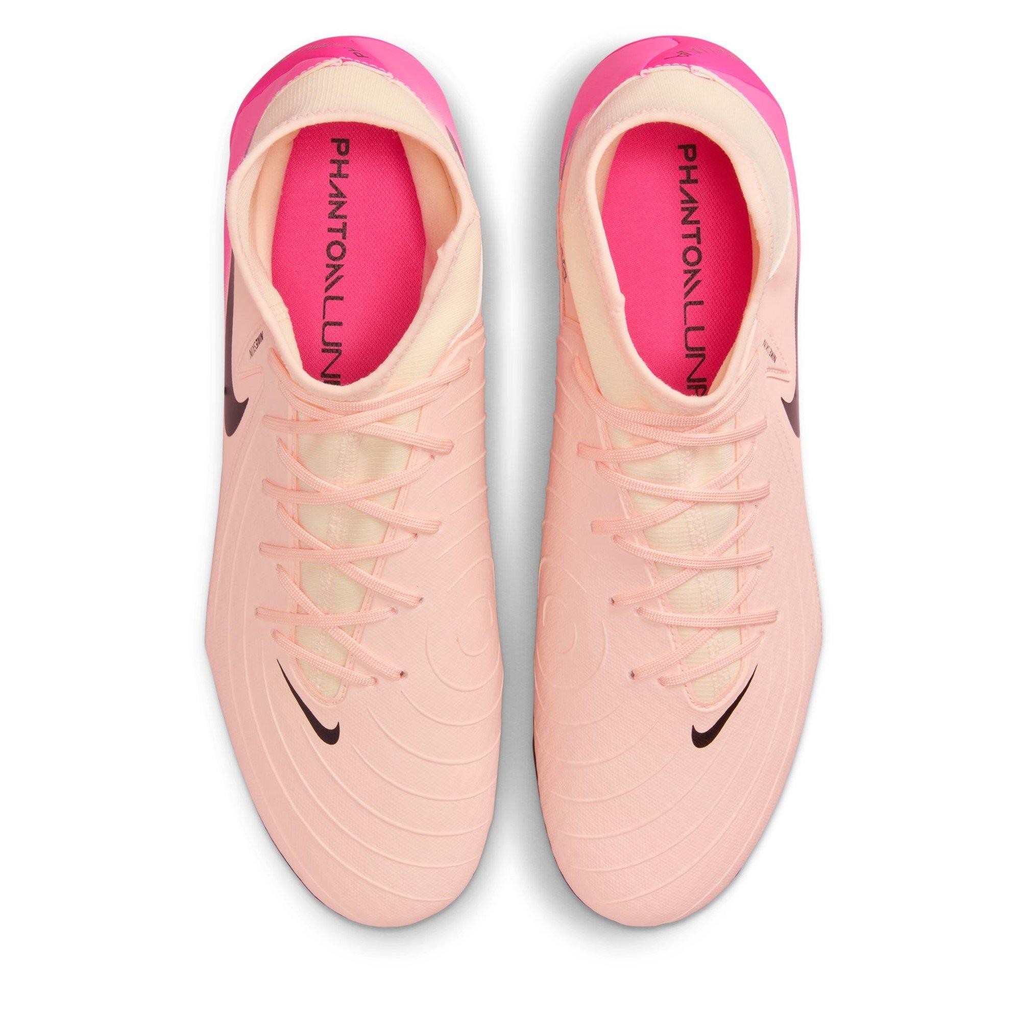 Oranje/Roze - Nike - Phantom Luna II Academy Firm Ground Football Boots - 6
