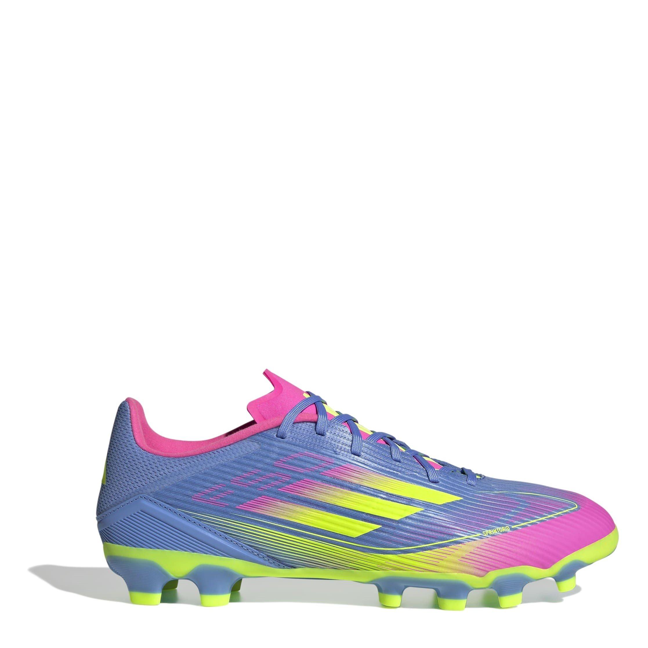 Adidas  Adults F50 League Firm Ground Football Boots - Blue Fusion/Lcd - 8.5 (42.7)