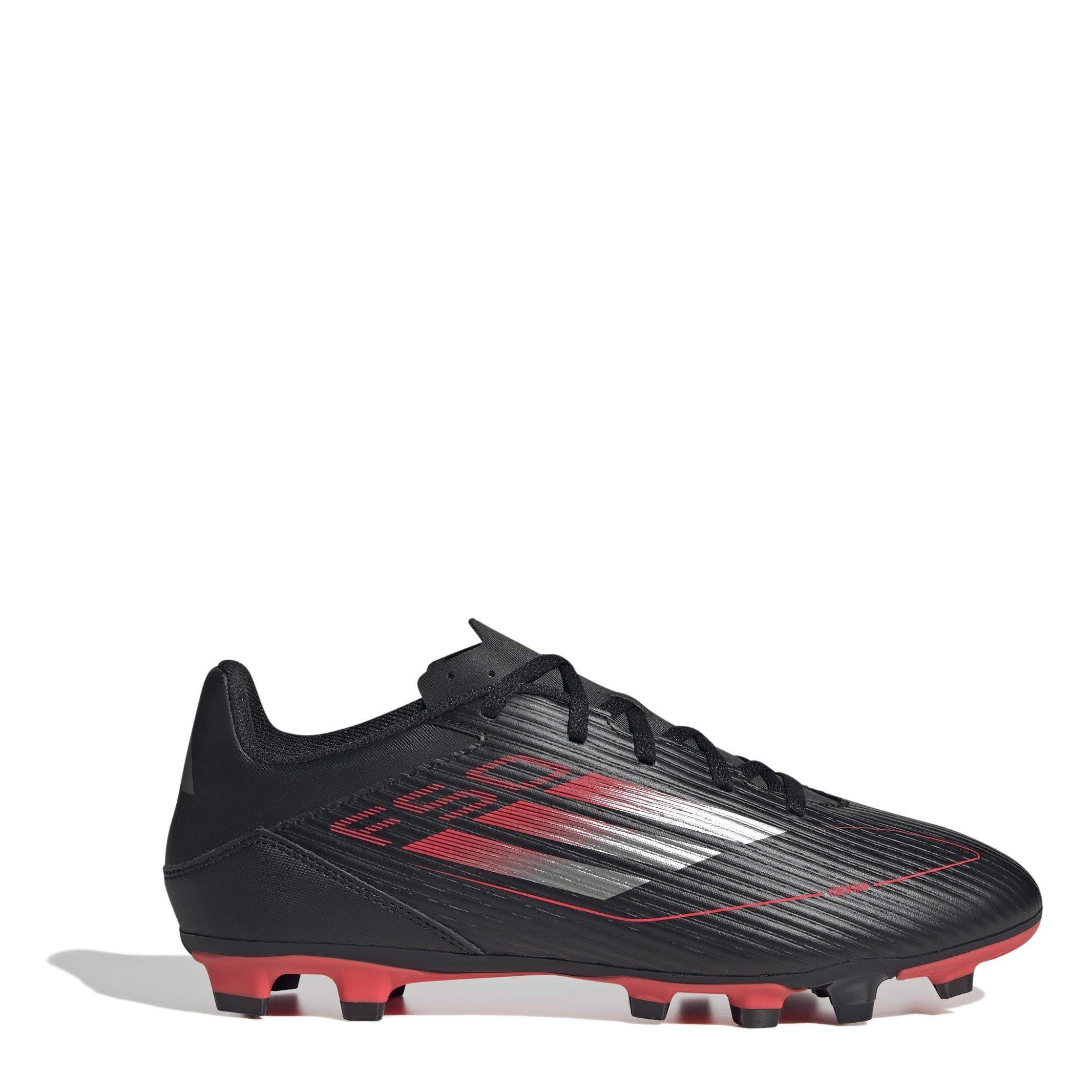 Adidas  F50 Club Firm Ground Football Boots Adults - Core Black/Iron - 7 (40.7)