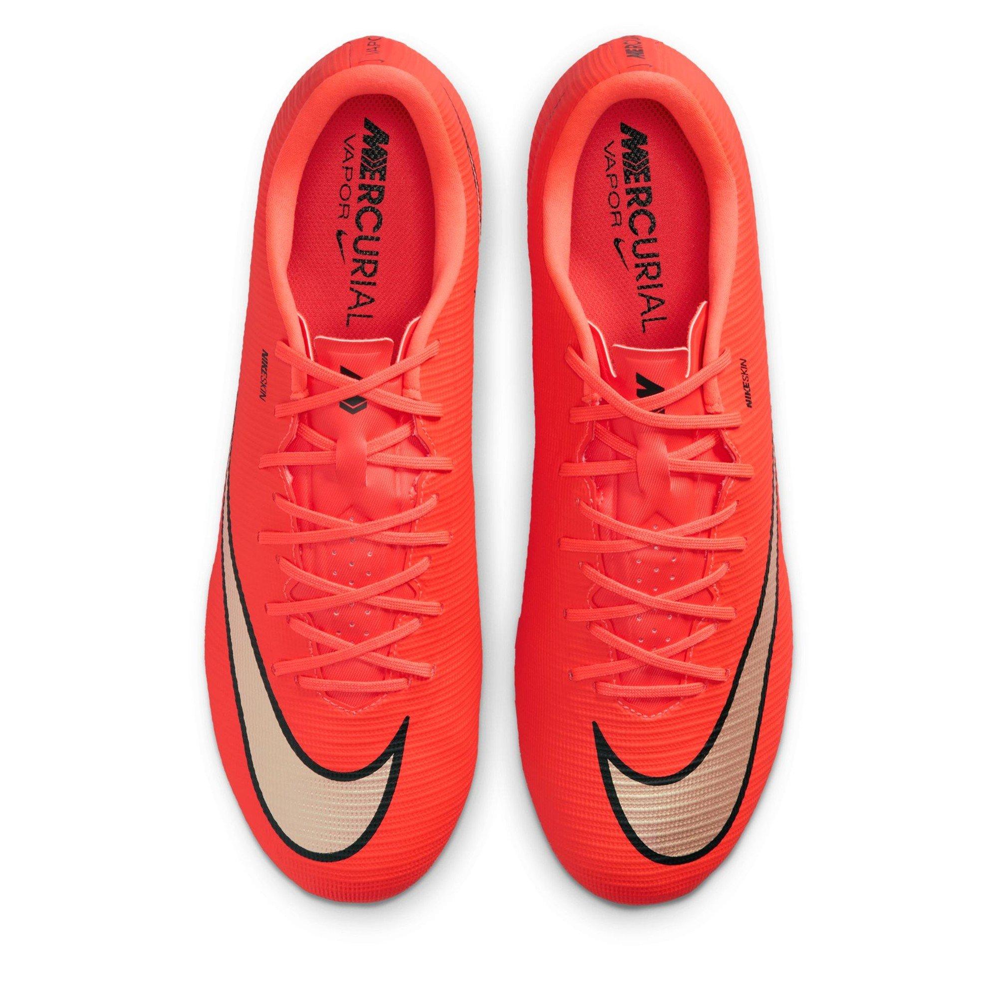 B.Crimson/Blur - Nike - Mercurial Vapor 17 Academy Firm Ground Boots - 6