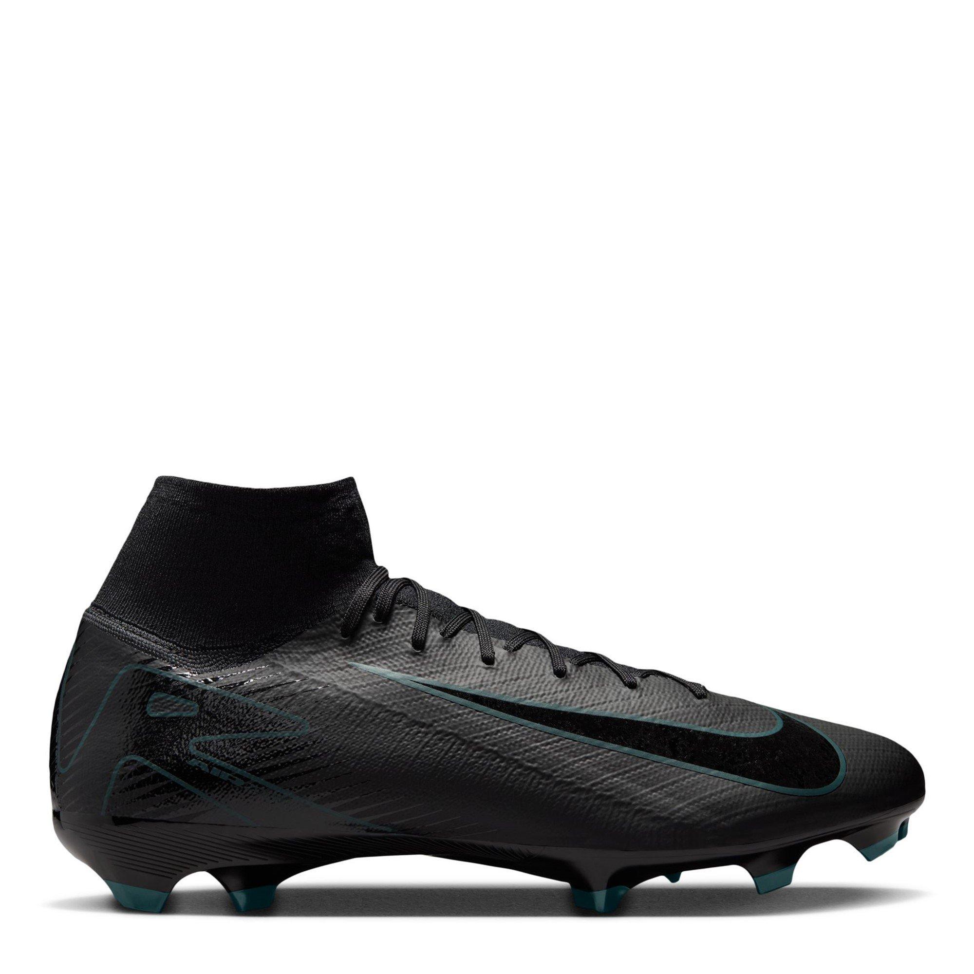 Black/Green - Nike - Zoom Mercurial Superfly 10 Pro Adults Firm Ground Football Boots - 1