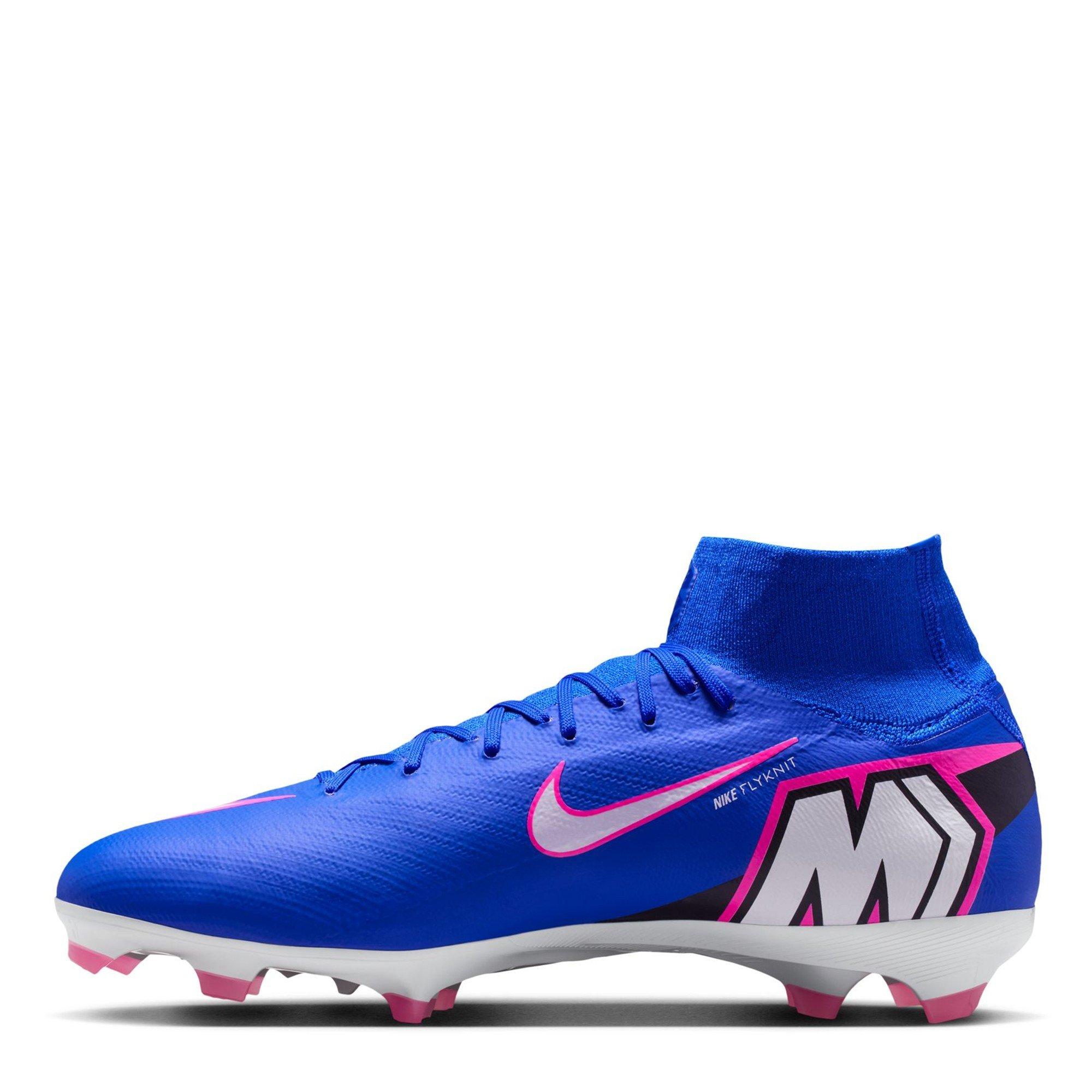 Blu/Bianco/Rosa - Nike - Zoom Mercurial Superfly 10 Pro Adults Firm Ground Football Boots - 2