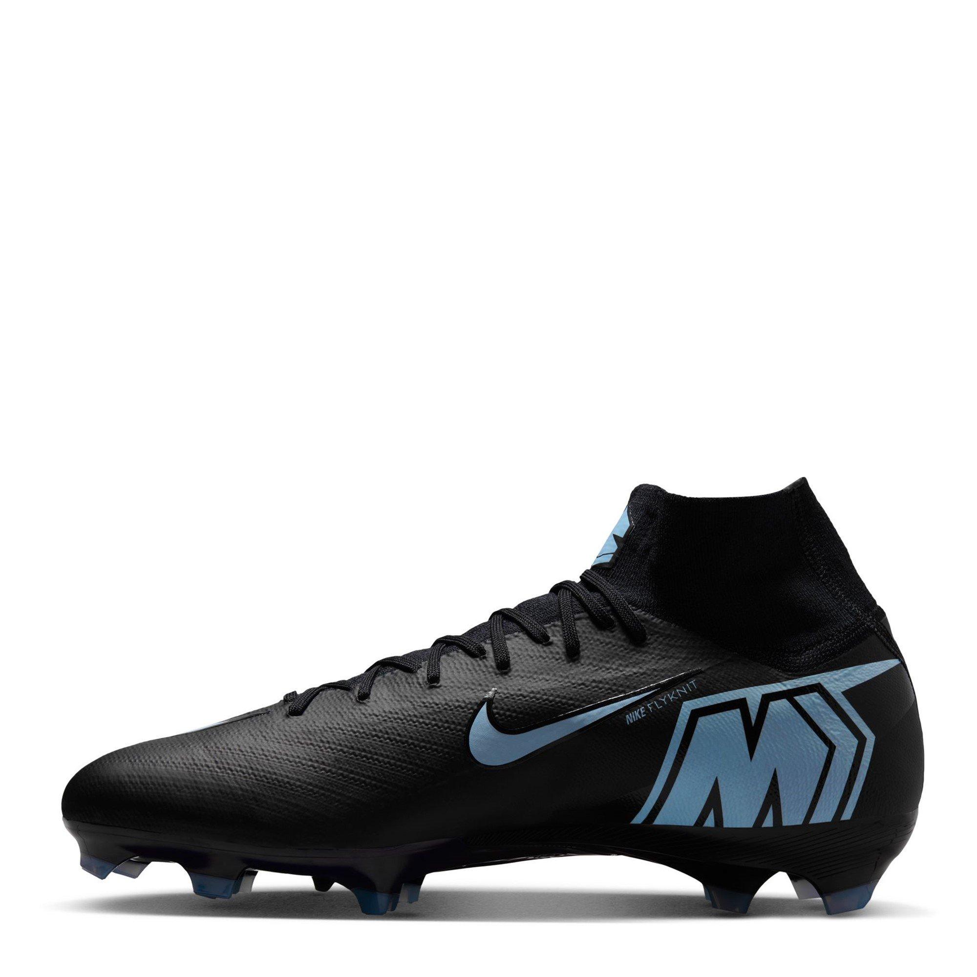 Black/Blue - Nike - Zoom Mercurial Superfly 10 Pro Adults Firm Ground Football Boots - 2