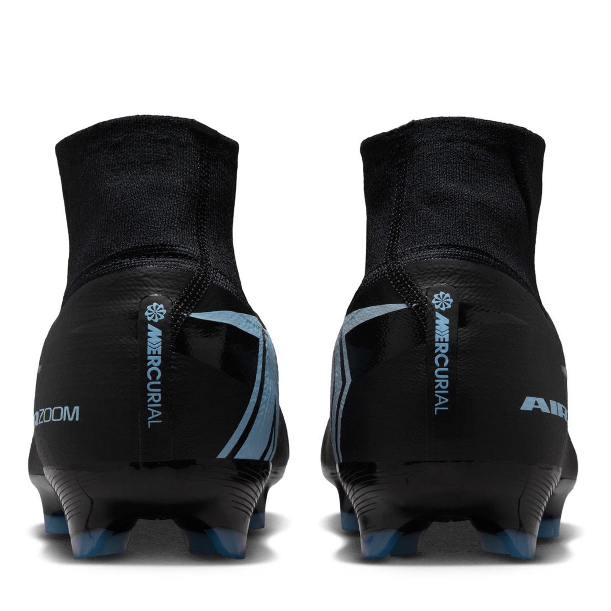 Black/Blue - Nike - Zoom Mercurial Superfly 10 Pro Adults Firm Ground Football Boots - 5