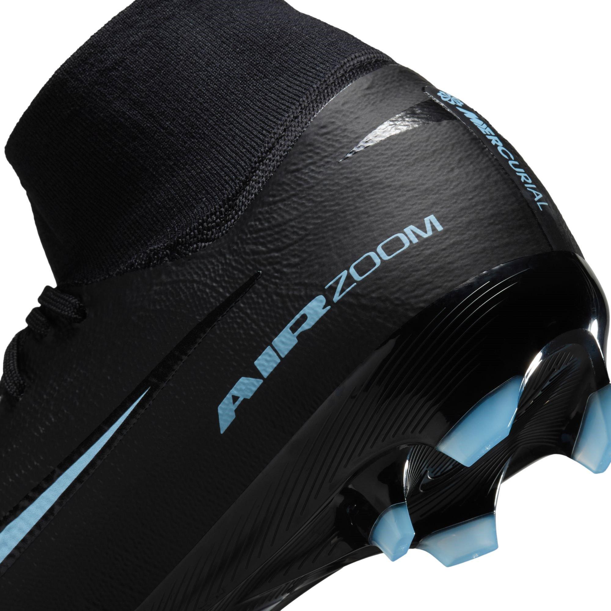 Black/Blue - Nike - Zoom Mercurial Superfly 10 Pro Adults Firm Ground Football Boots - 9