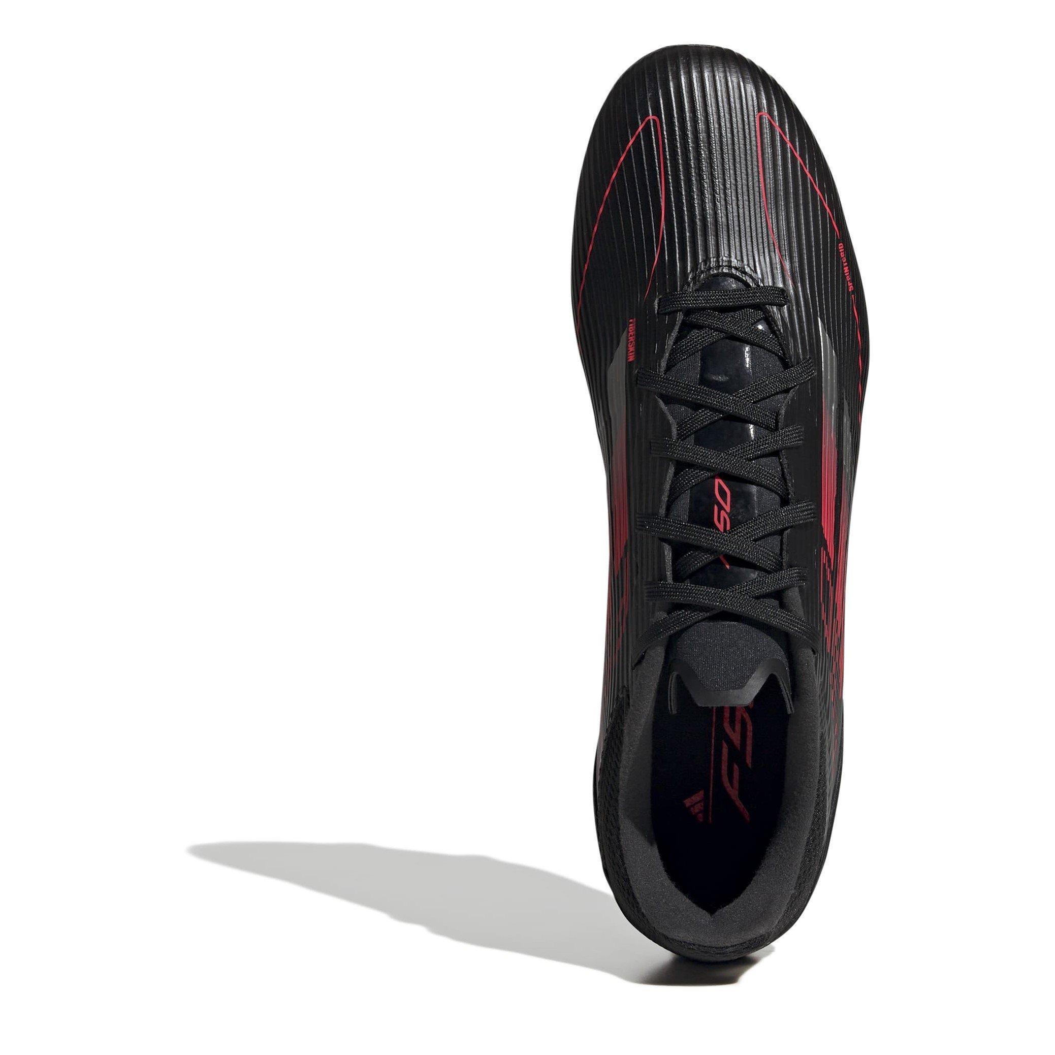 Core Black/Iron - adidas - Unisex Adults F50 League Firm Ground Football Boots - 5