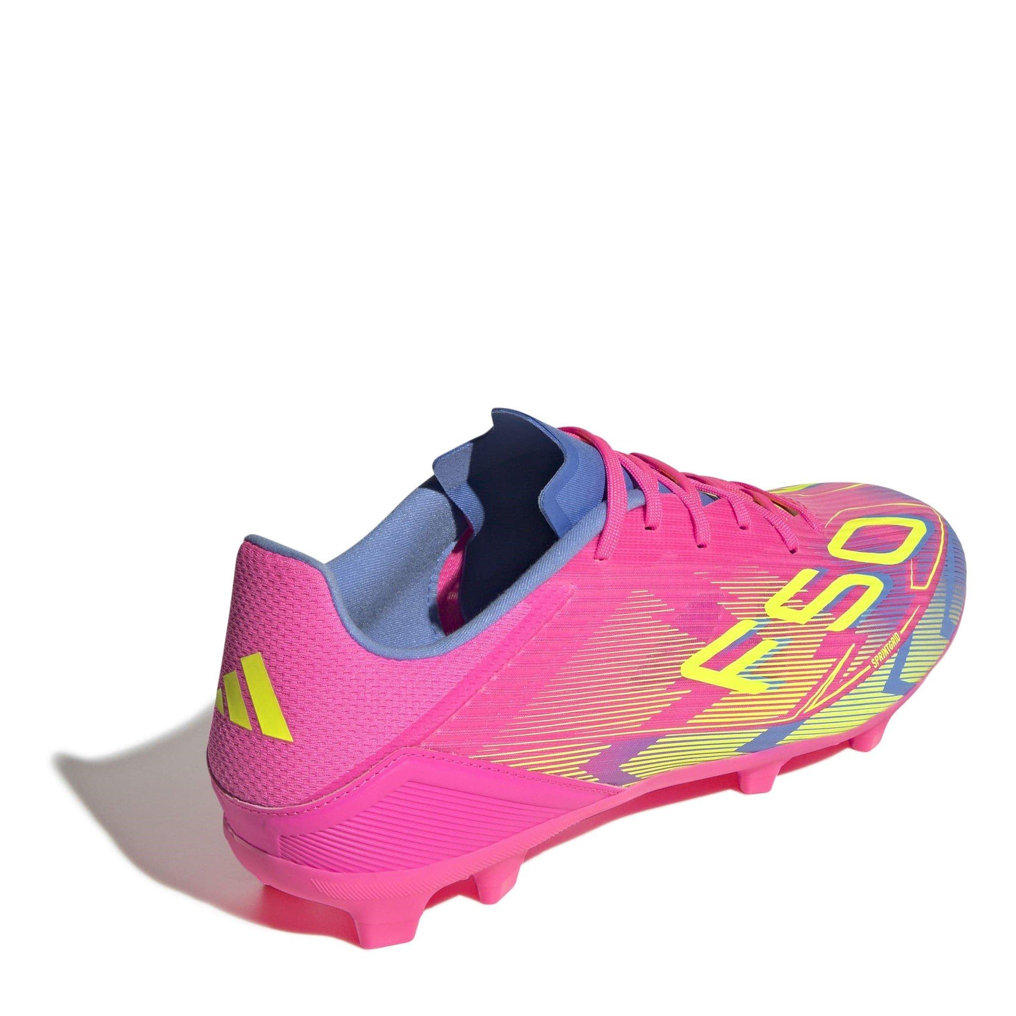 Lucid Nk/Lemon - adidas - Adults F50 League Firm Ground Football Boots - 4