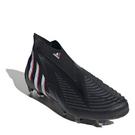 Noir/Blanc - adidas - Predator + FG Football Boots - 3