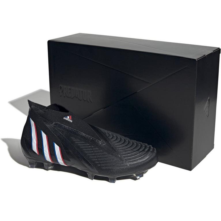 Noir/Blanc - adidas - Predator + FG Football Boots - 9