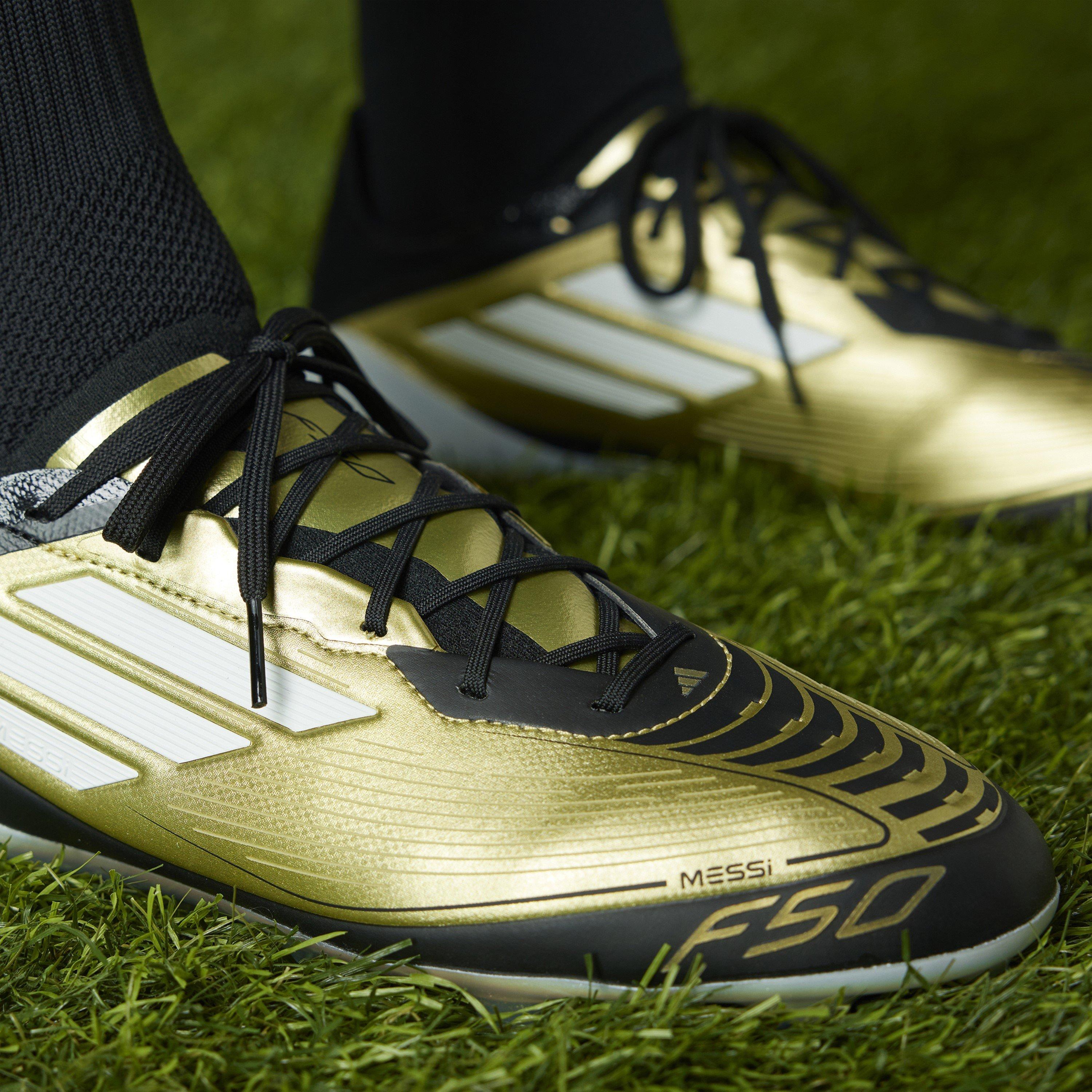 Gold/Schwarz - adidas - F50 Elite Adults Firm Ground Football Boots - 14