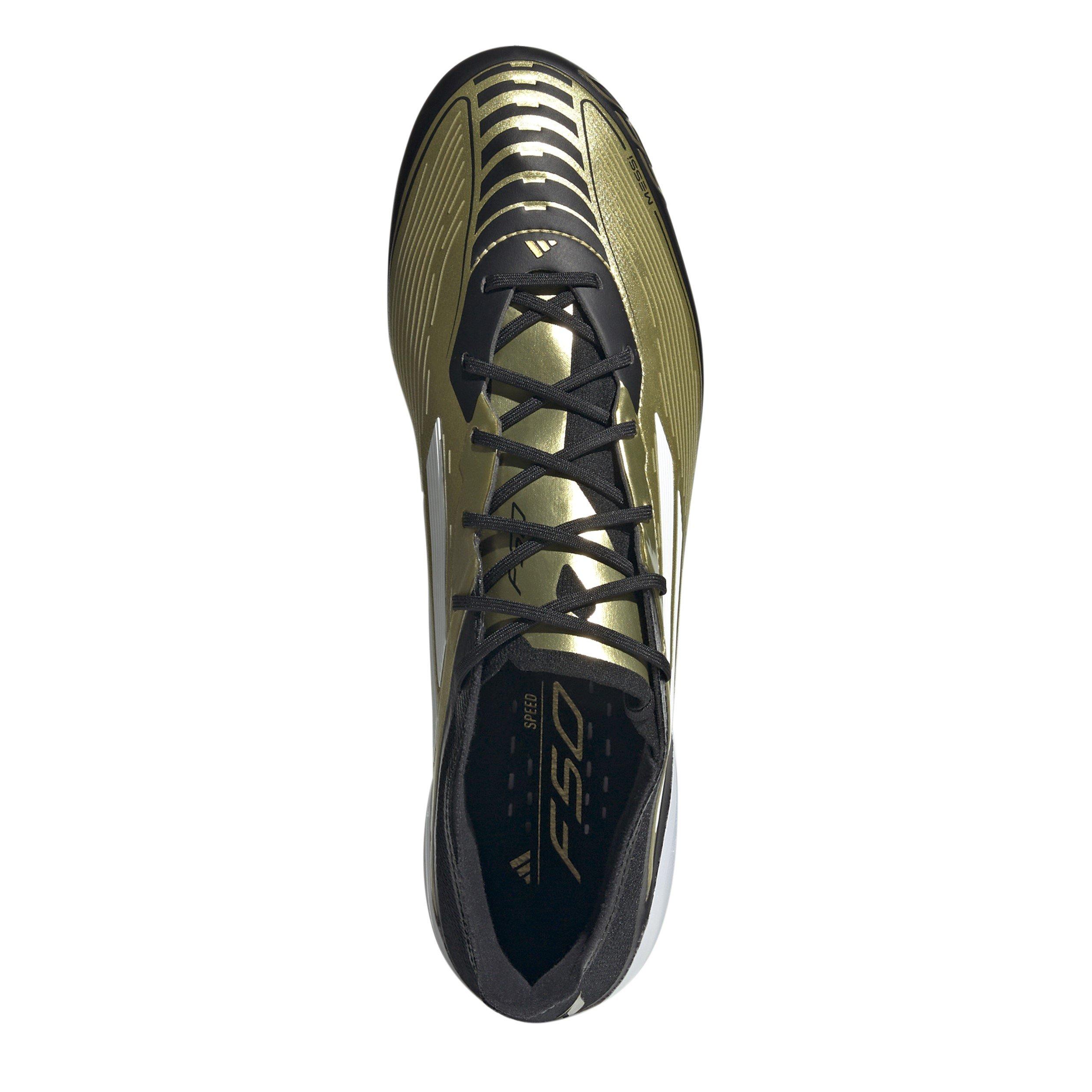 Gold/Schwarz - adidas - F50 Elite Adults Firm Ground Football Boots - 6