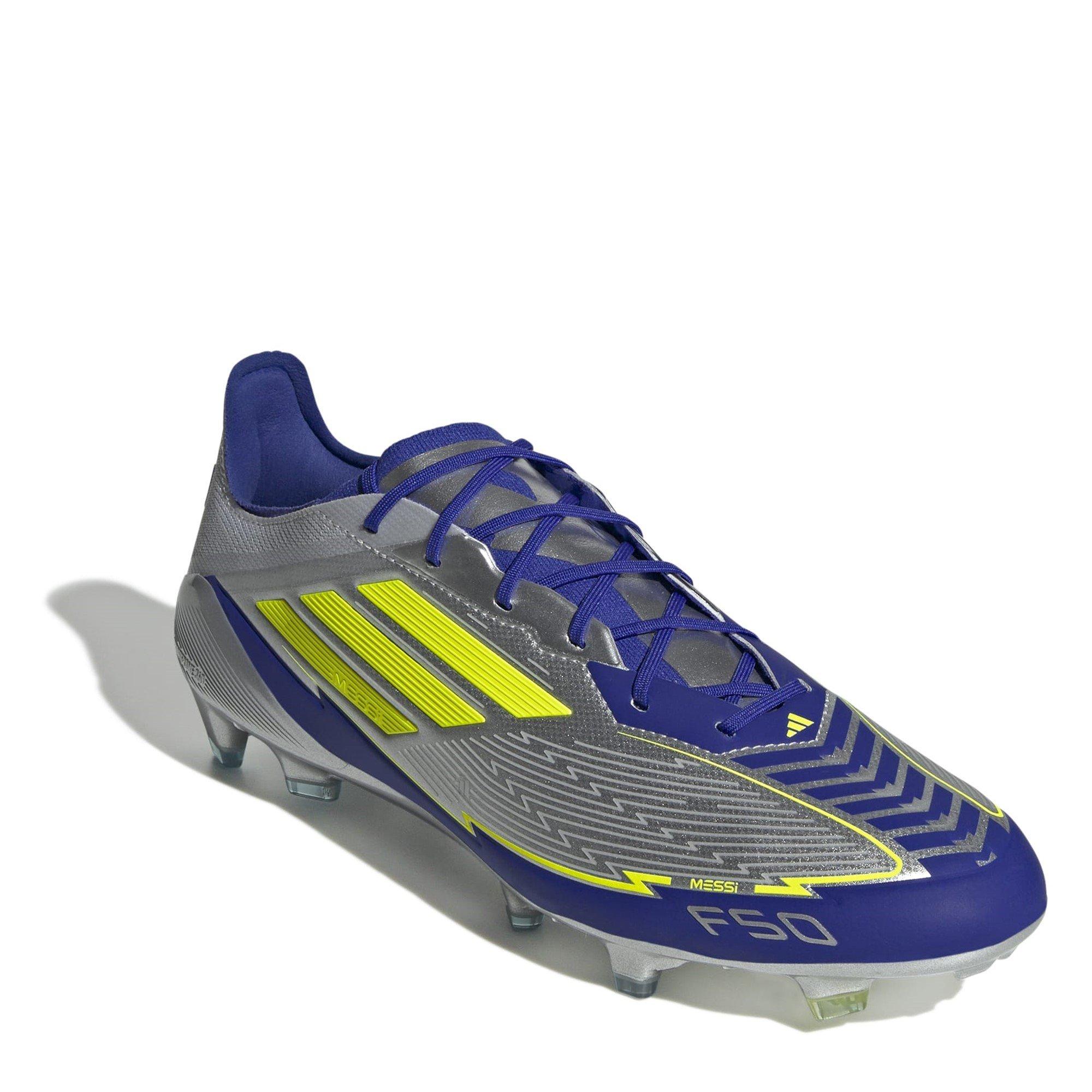 Silver/Blue - adidas - F50 Elite Adults Firm Ground Football Boots - 3