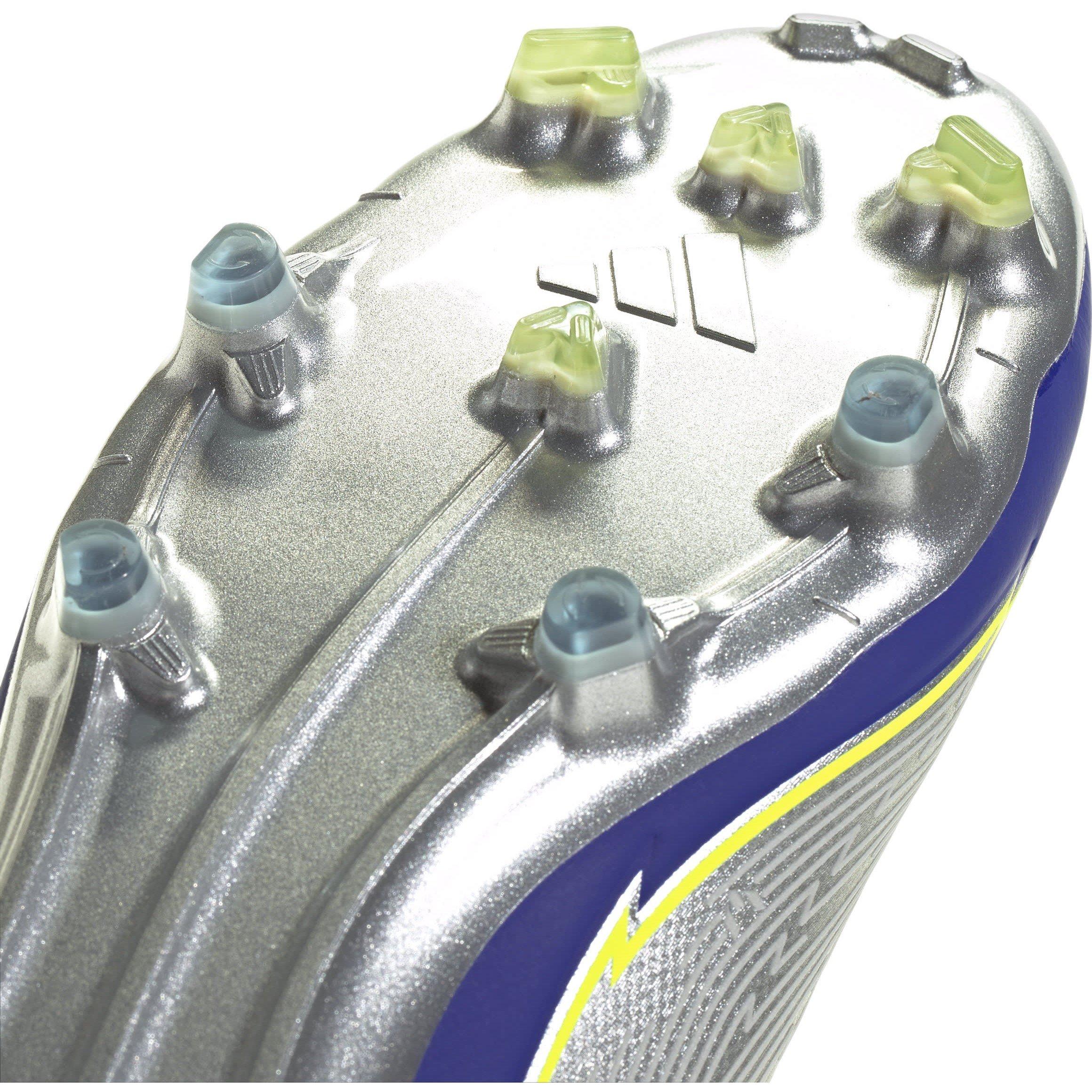 Silver/Blue - adidas - F50 Elite Adults Firm Ground Football Boots - 8