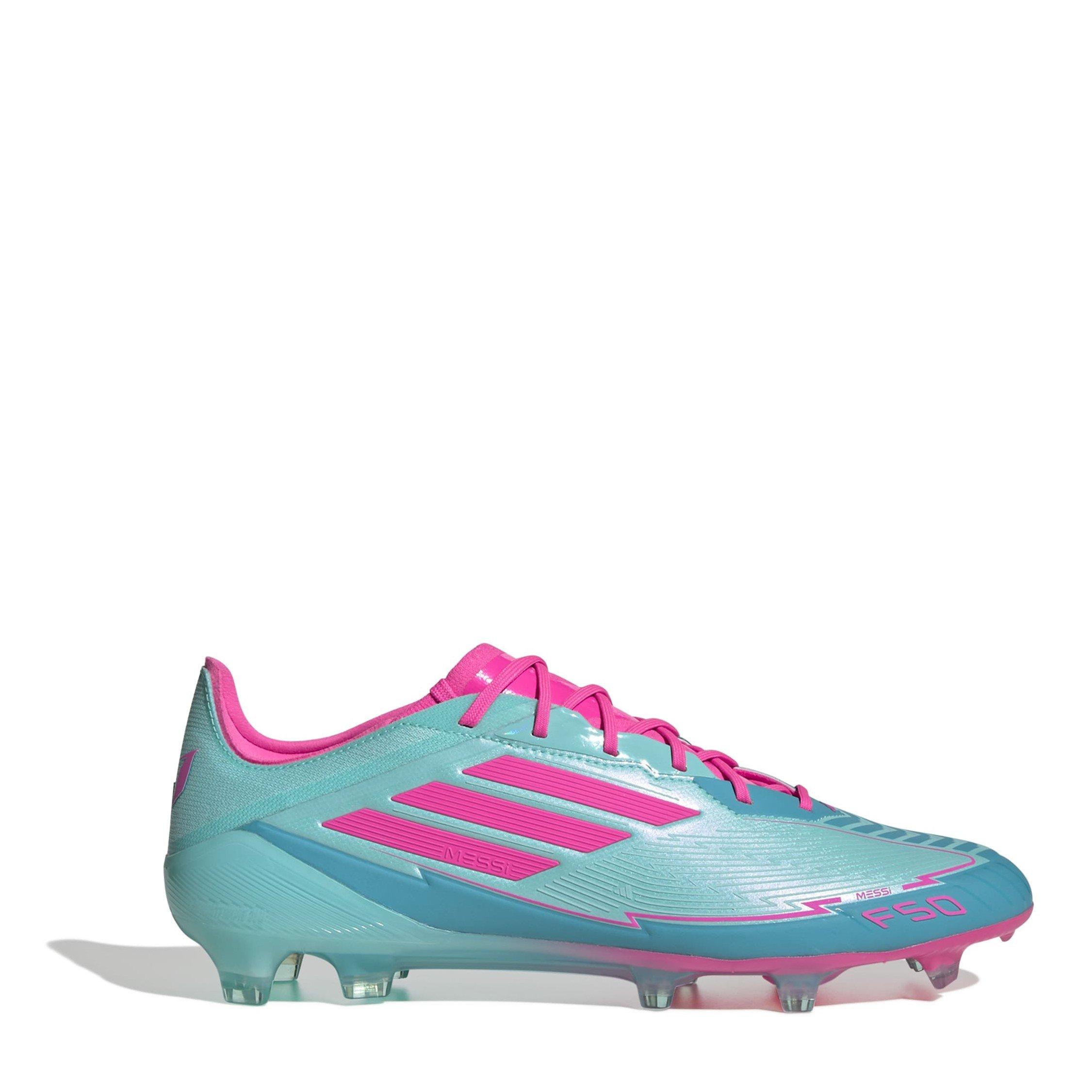 Adidas Men's F50 Elite Adults Firm Ground Football Boots - Blue/Pink - 11 (46)
