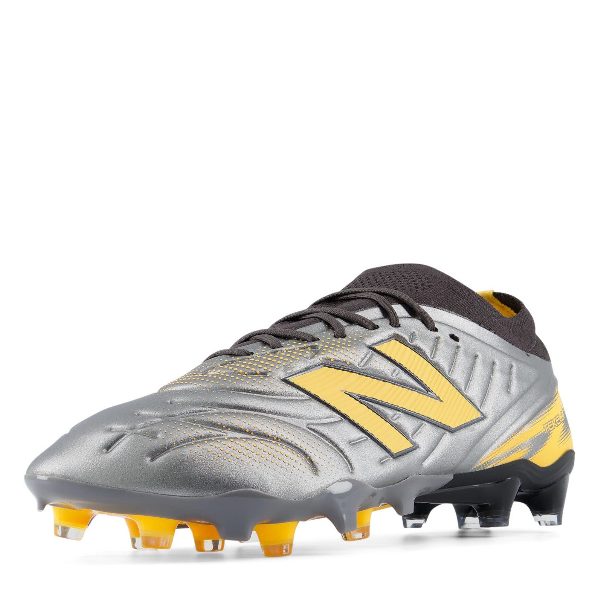 Grey/Orange - New Balance - Men's Tekela .2 FG Firm Ground Football Boot - 2