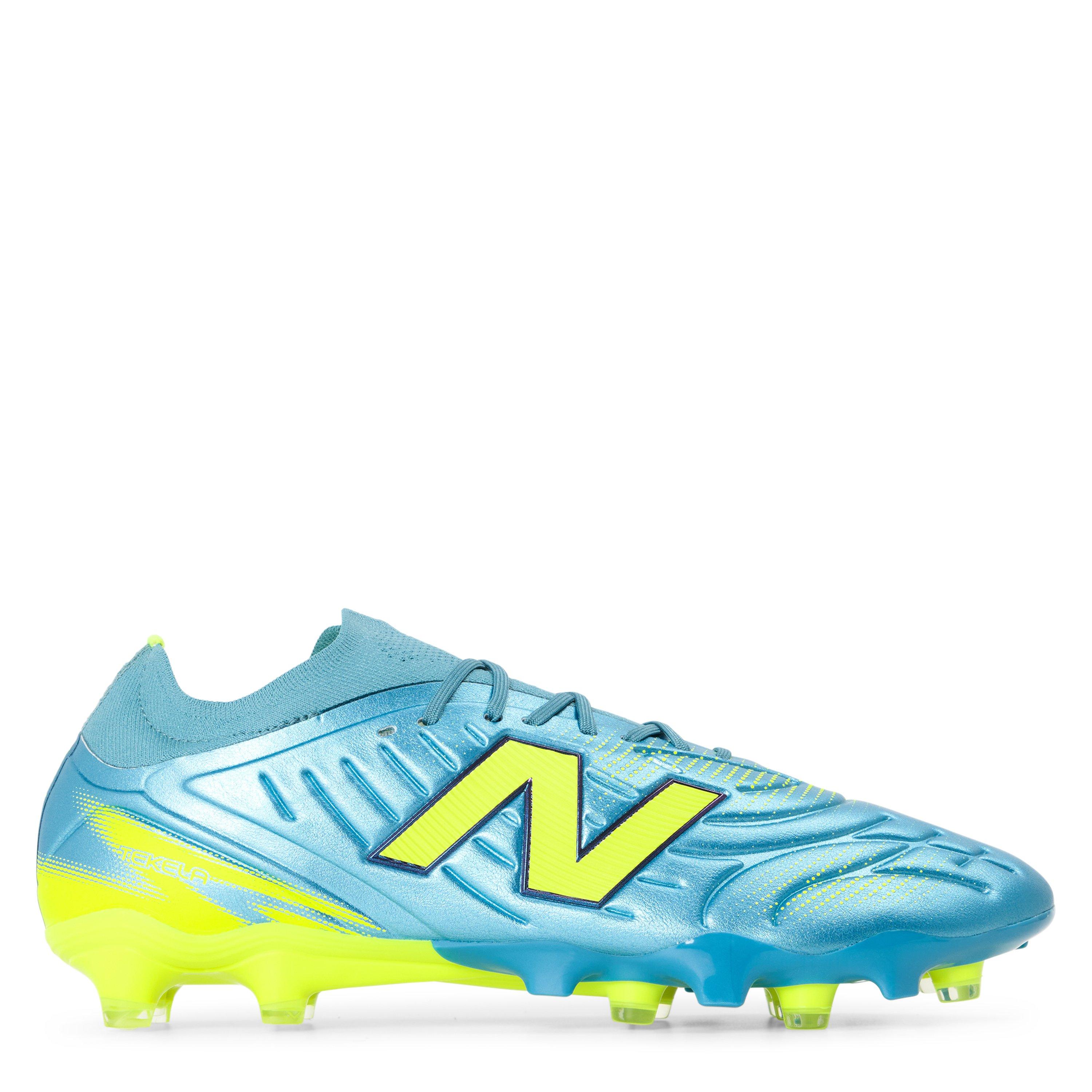 Blå/Lime - New Balance - Men's Tekela .2 FG Firm Ground Football Boot - 1