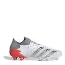 Blanc/Rouge solaire - adidas - Predator .1 Low FG Football Boots - 1