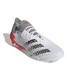 Blanc/Rouge solaire - adidas - Predator .1 Low FG Football Boots - 3
