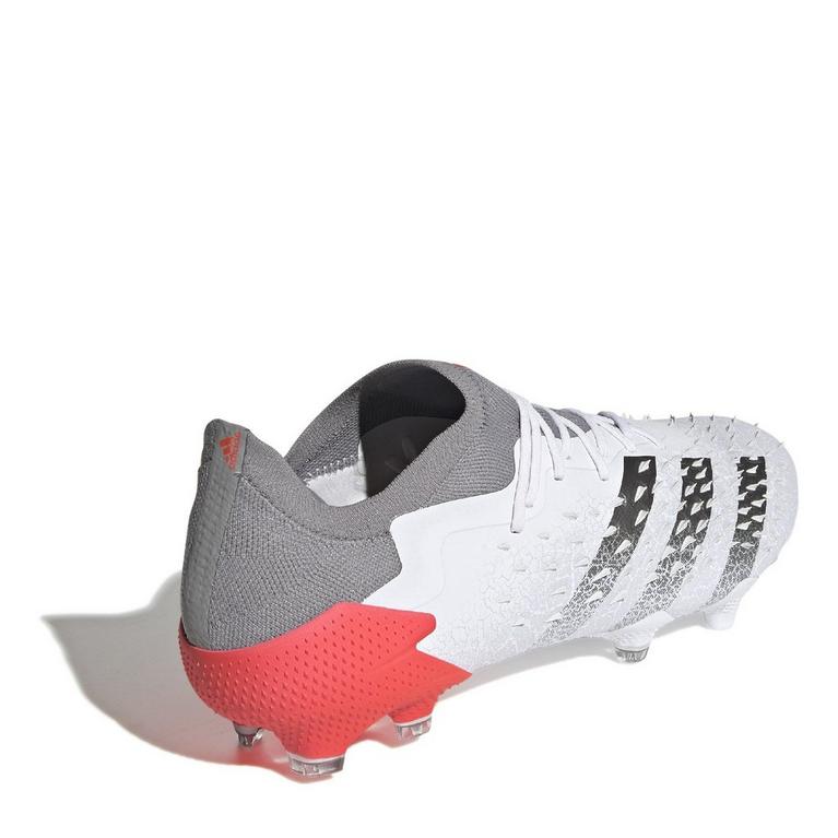 Blanc/Rouge solaire - adidas - Predator .1 Low FG Football Boots - 4
