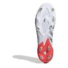 Blanc/Rouge solaire - adidas - Predator .1 Low FG Football Boots - 6