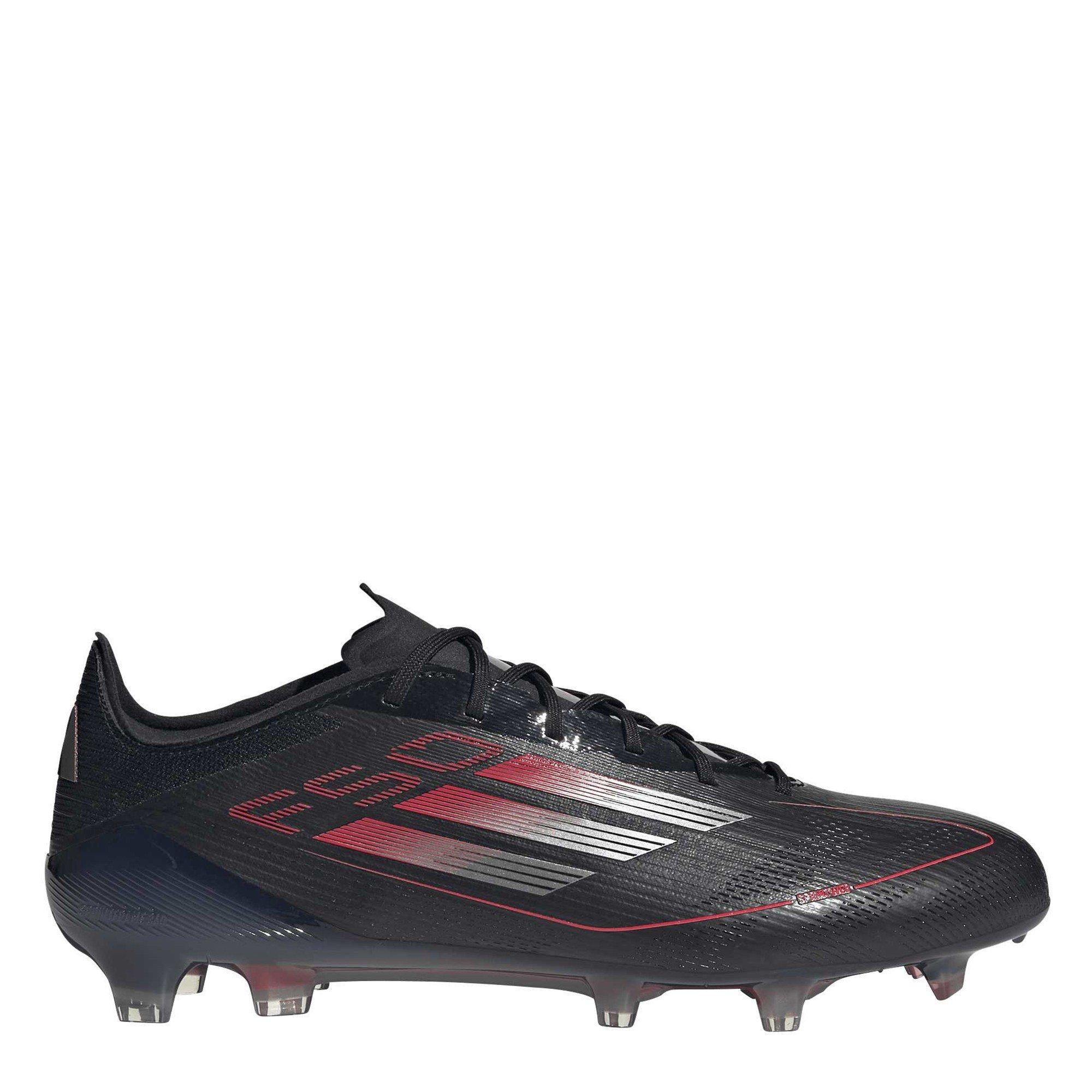 Adidas Men's F50 Elite Firm Ground Football Boot - Core Black/Iron - 10.5 (45.3)