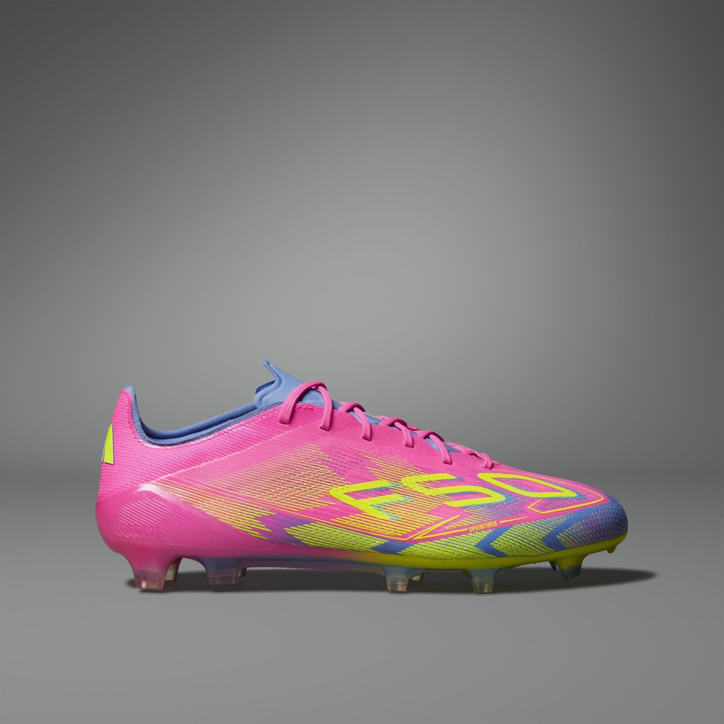 Lucid Pink/Luci - adidas - Men's F50 Elite Firm Ground Football Boot - 12