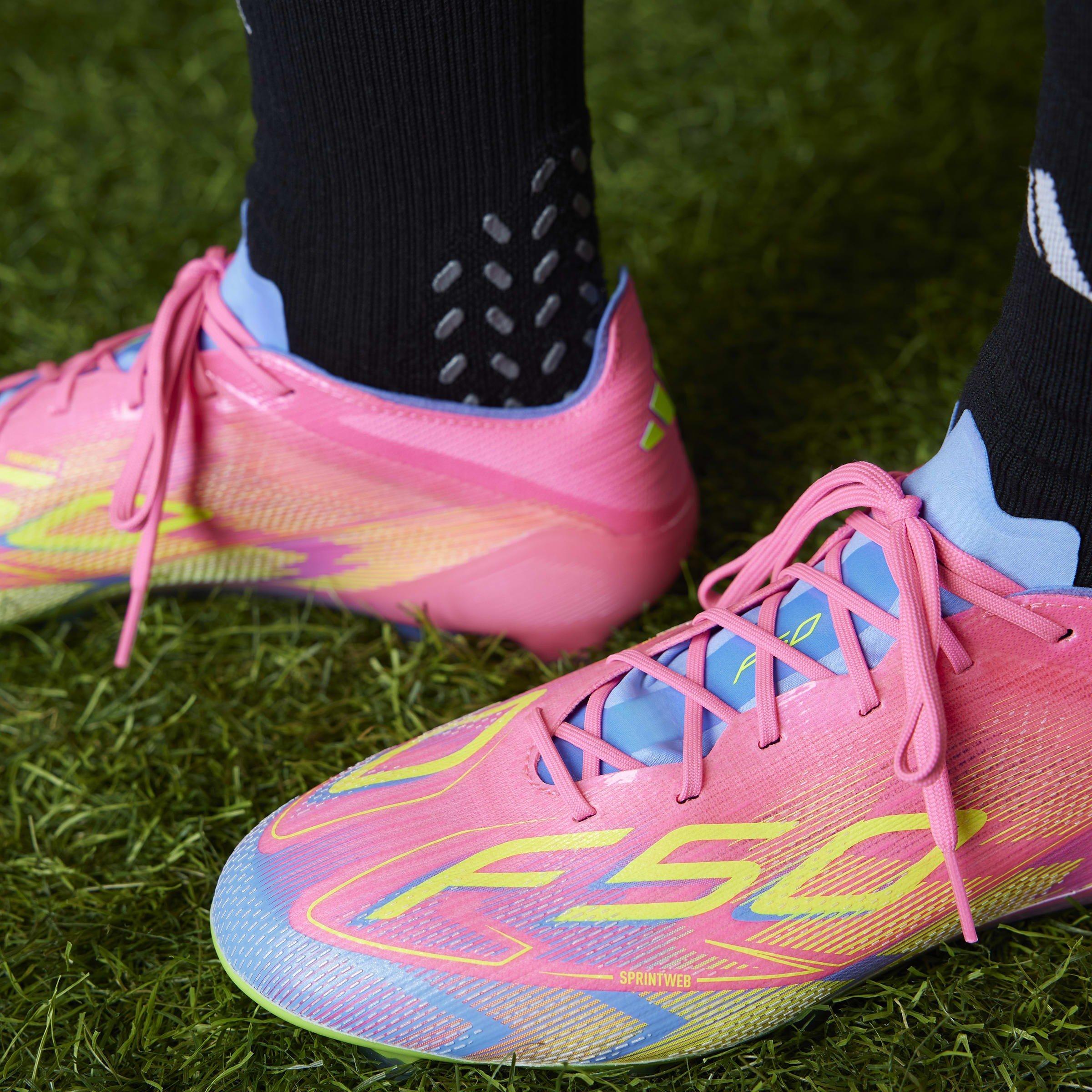 Lucid Pink/Luci - adidas - Men's F50 Elite Firm Ground Football Boot - 14