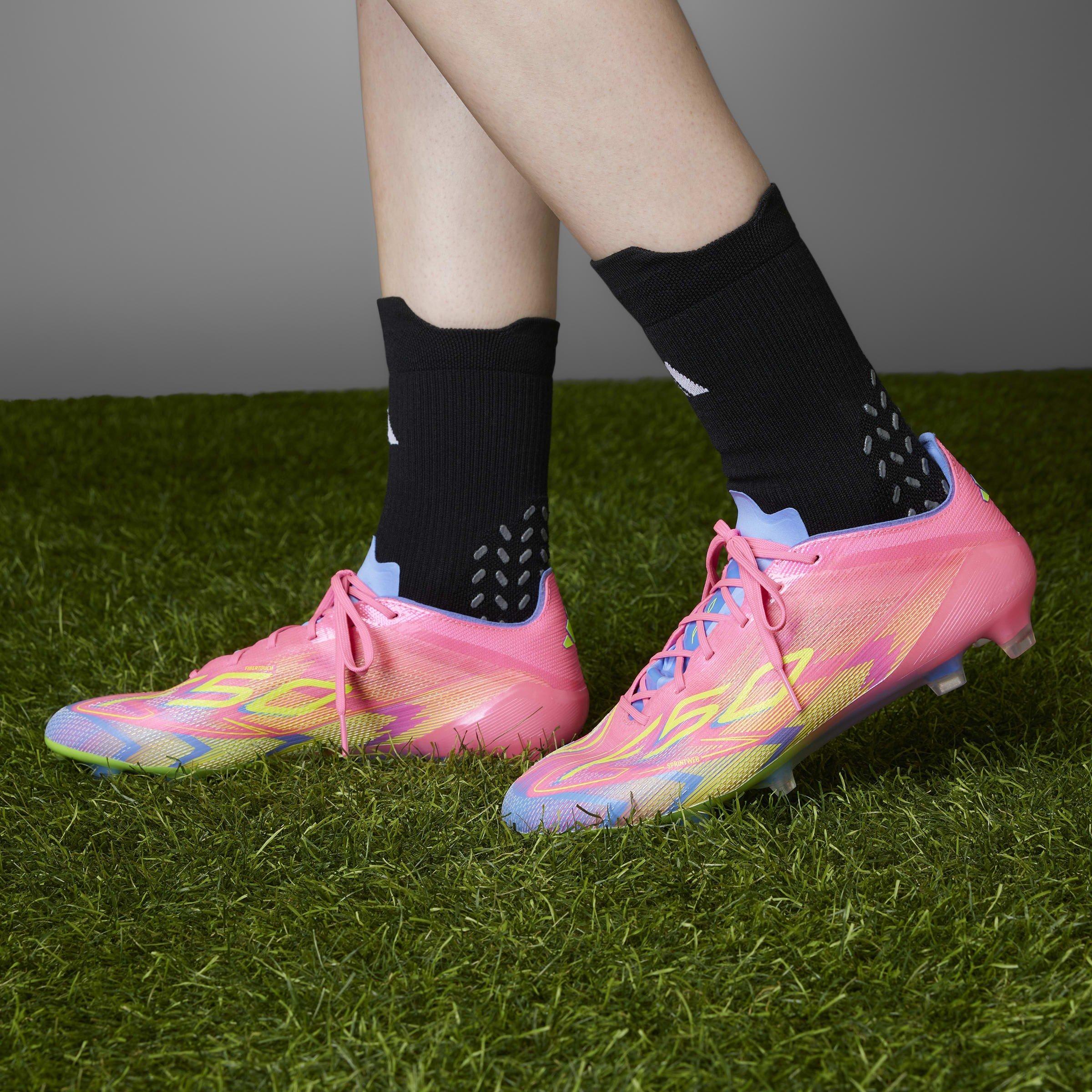 Lucid Pink/Luci - adidas - Men's F50 Elite Firm Ground Football Boot - 3