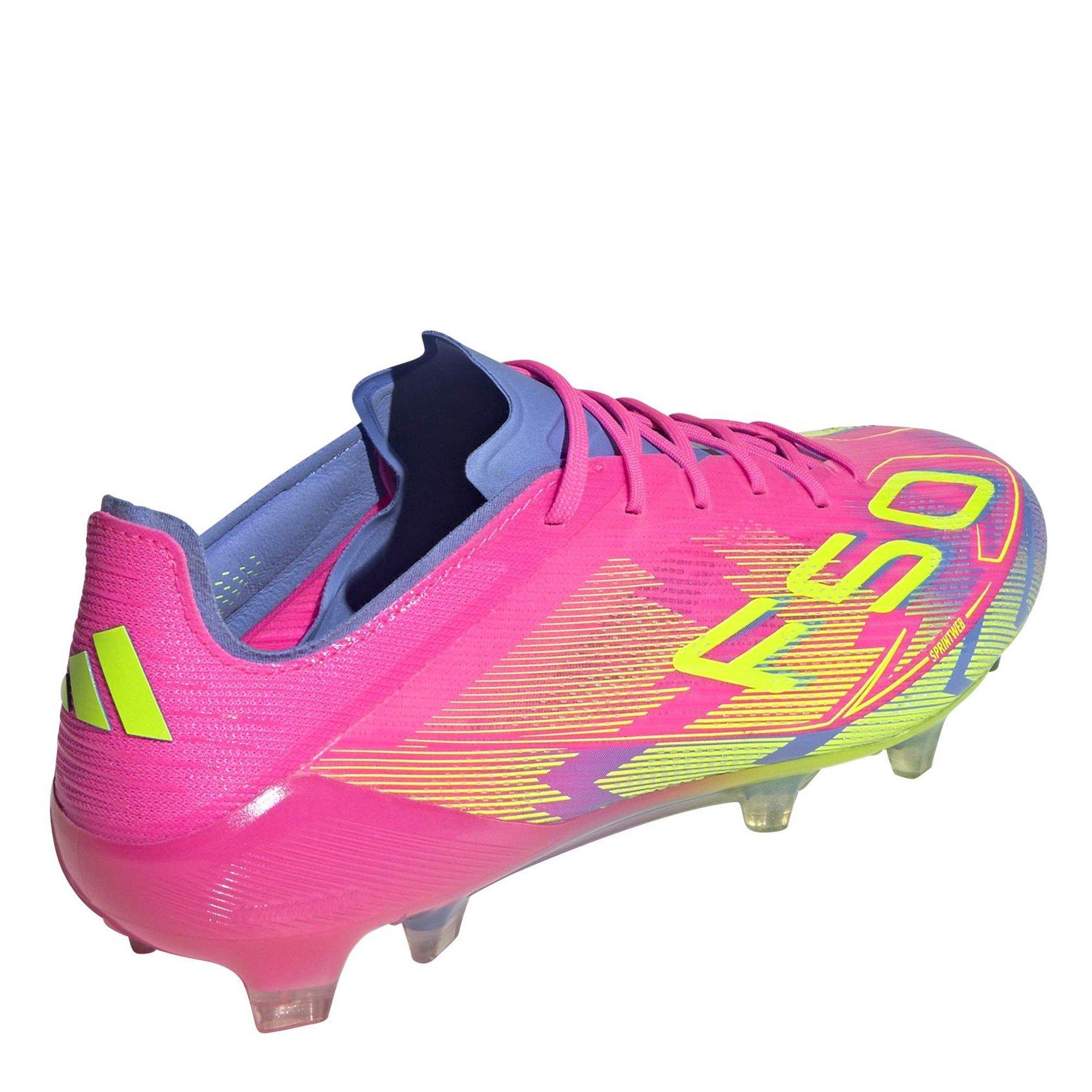 Lucid Pink/Luci - adidas - Men's F50 Elite Firm Ground Football Boot - 5