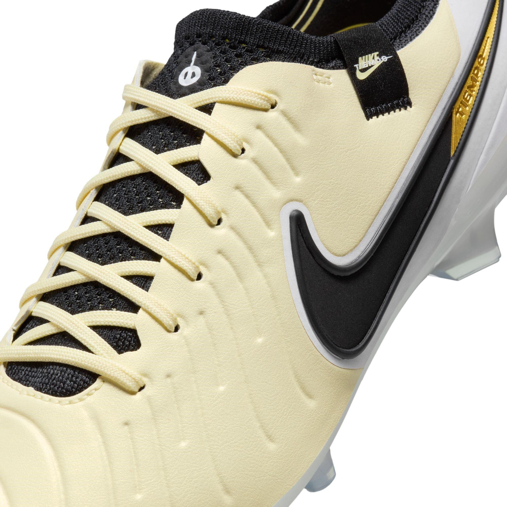 Lemonade/Black - Nike - Legend 10 Elite Firm Ground Football Boots - 7