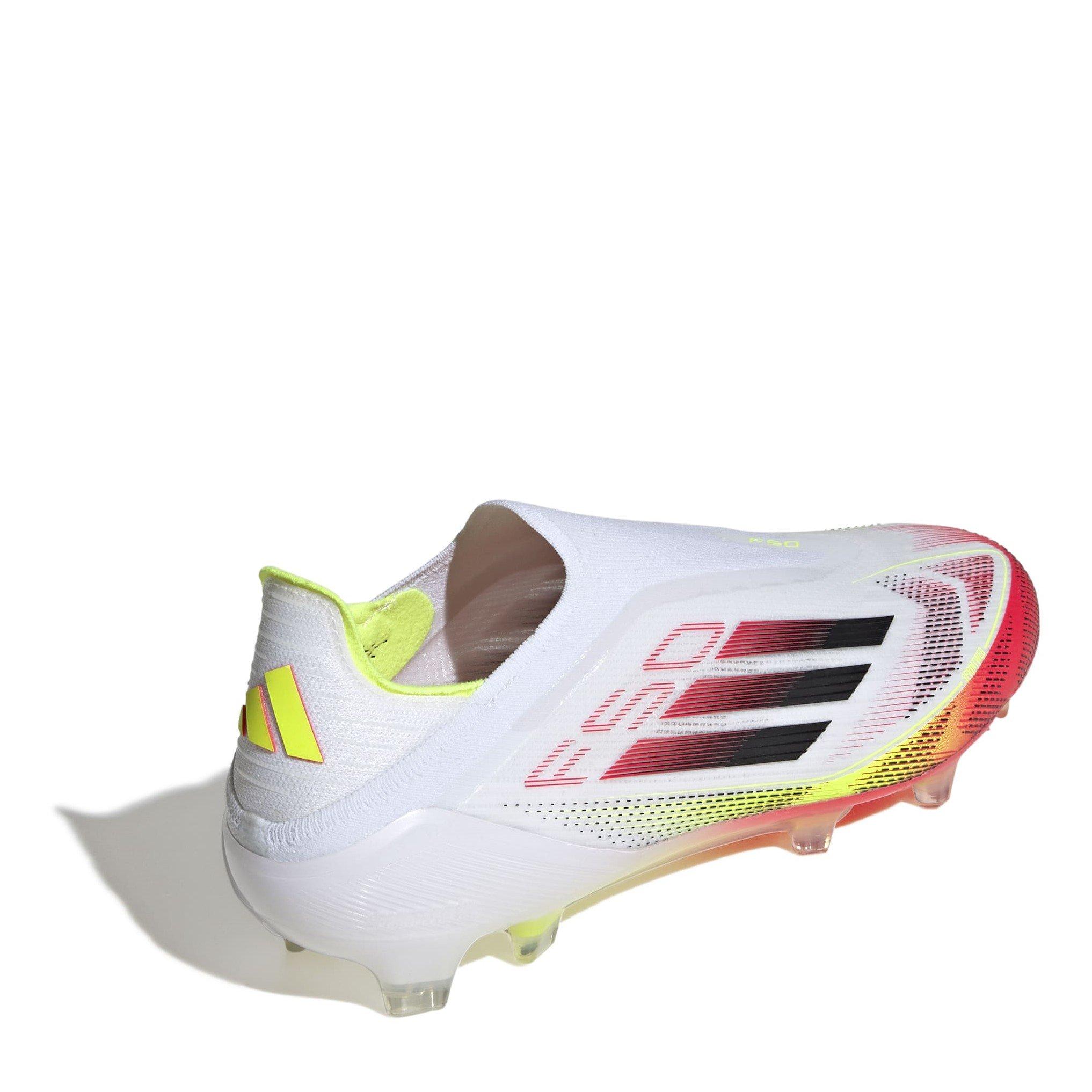 White/Red - adidas - F50 Elite Laceless Firm Ground Football Boots Mens - 4