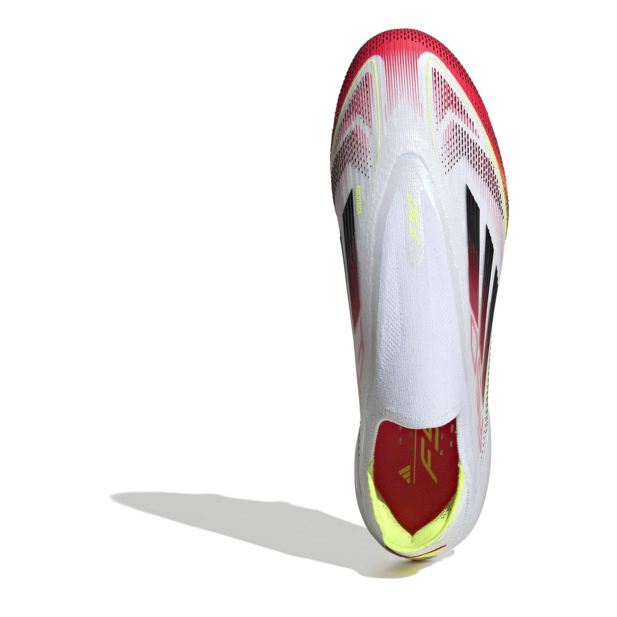 White/Red - adidas - F50 Elite Laceless Firm Ground Football Boots Mens - 5