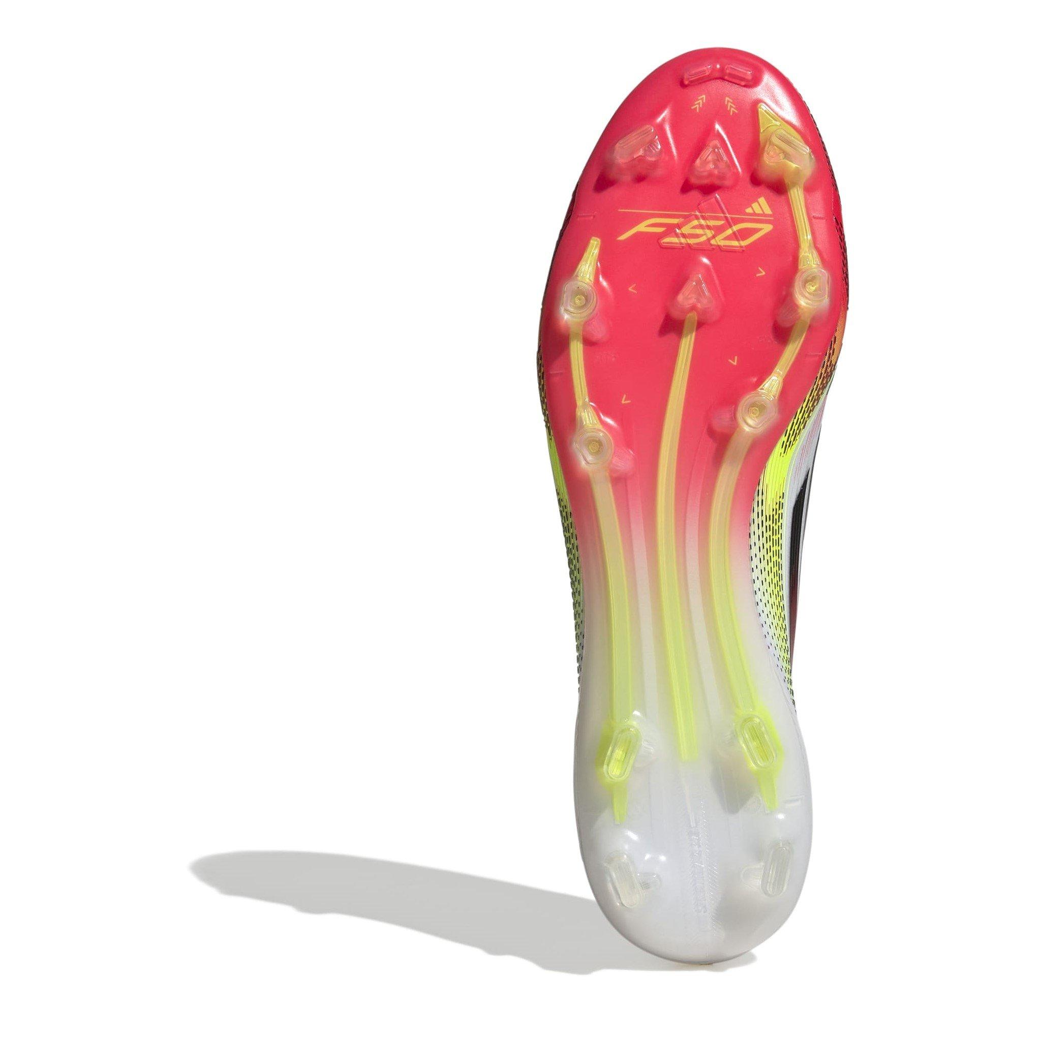 White/Red - adidas - F50 Elite Laceless Firm Ground Football Boots Mens - 6