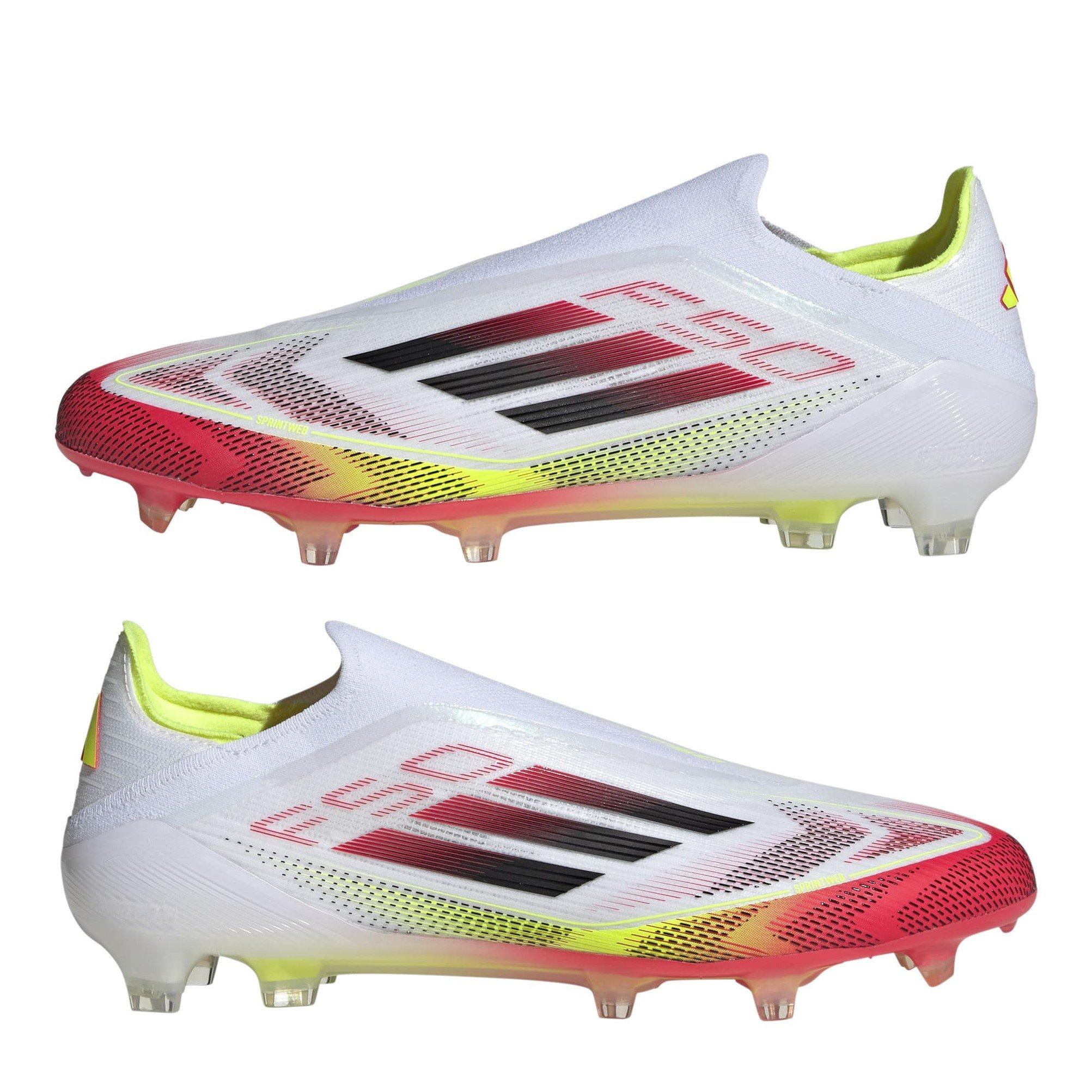 White/Red - adidas - F50 Elite Laceless Firm Ground Football Boots Mens - 9