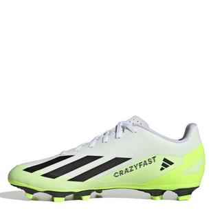 White/Blk/Lemon - adidas - X Crazyfast.4 Firm Ground Football Boots - 2