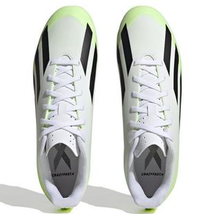 White/Blk/Lemon - adidas - X Crazyfast.4 Firm Ground Football Boots - 3