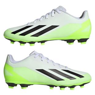 White/Blk/Lemon - adidas - X Crazyfast.4 Firm Ground Football Boots - 9
