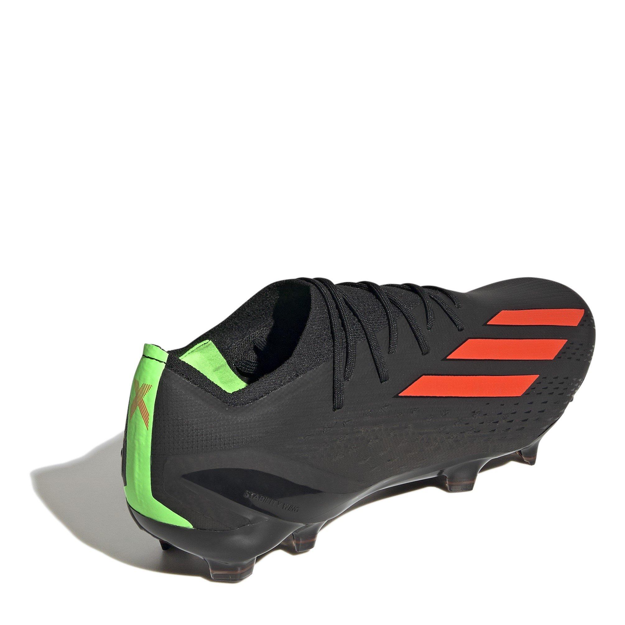 Schwarz/Rot/Grün - adidas - X Speedportal.1 Firm Ground Football Boots - 4