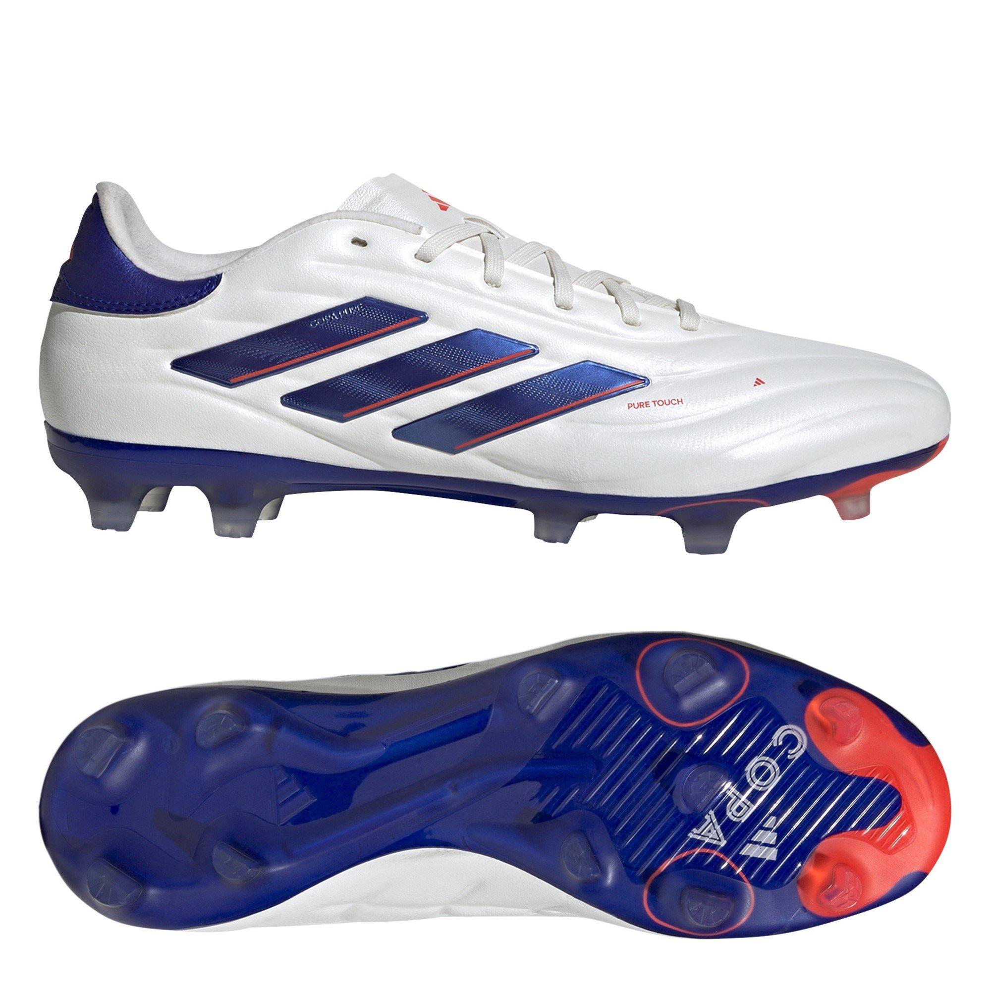 Blanc/Bleu - adidas - Copa Pure 2 Pro Firm Ground Football Boots - 10
