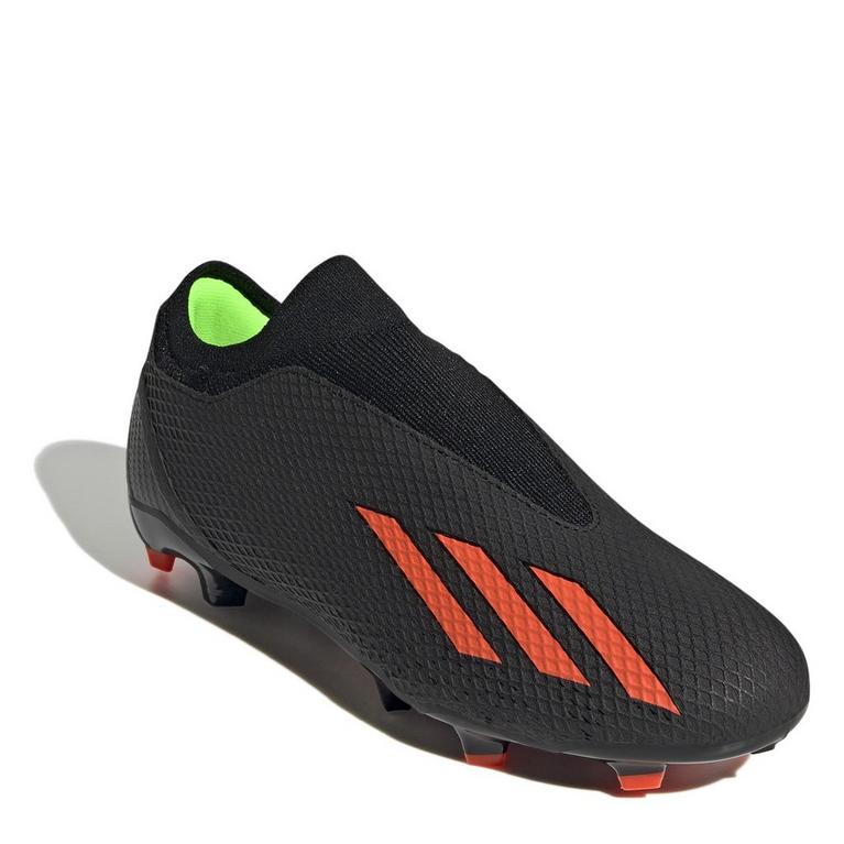 Negro/Rojo/Verde - adidas - X Speedportal.3 Laceless Firm Ground Football Boots - 3