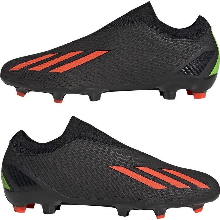 Negro/Rojo/Verde - adidas - X Speedportal.3 Laceless Firm Ground Football Boots - 9