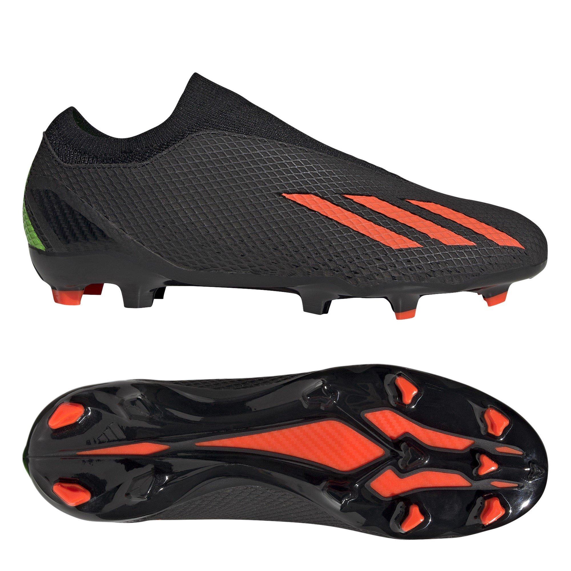 Noir/Rouge/Vert - adidas - X Speedportal.3 Laceless Firm Ground Football Boots - 10