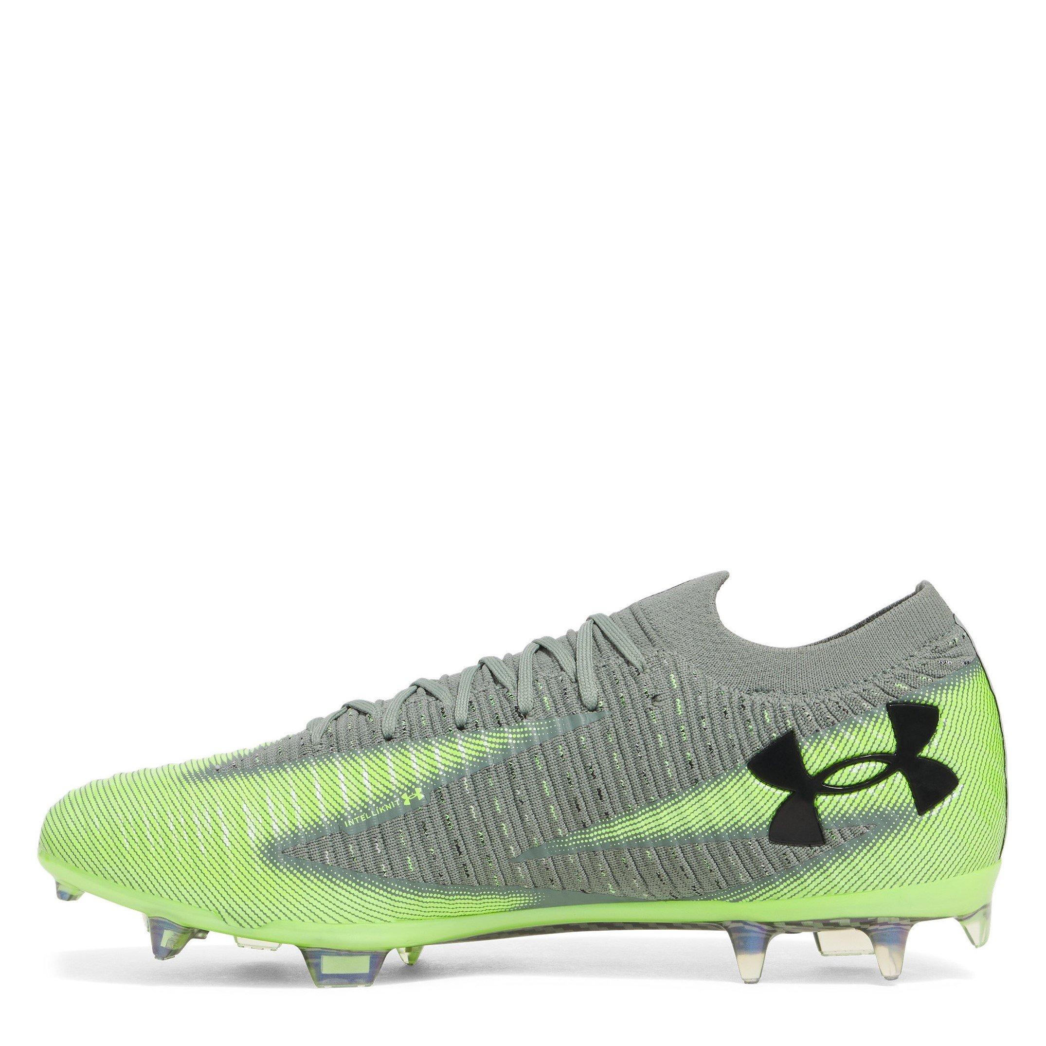 Grey/Volt - Under Armour - Shadow Elite 3 Firm Ground Football Boots - 2